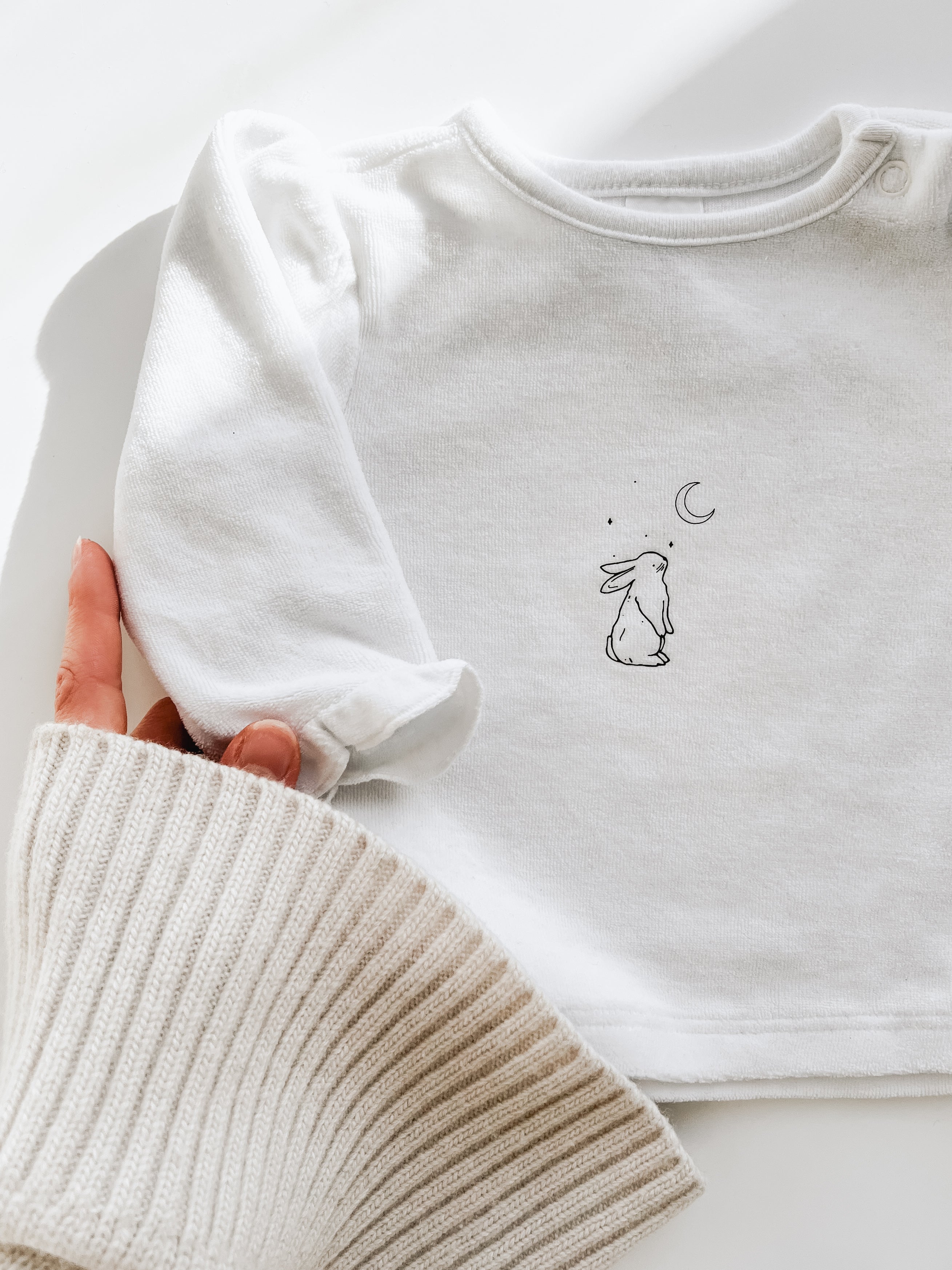 Bügelbild - kleiner Hase