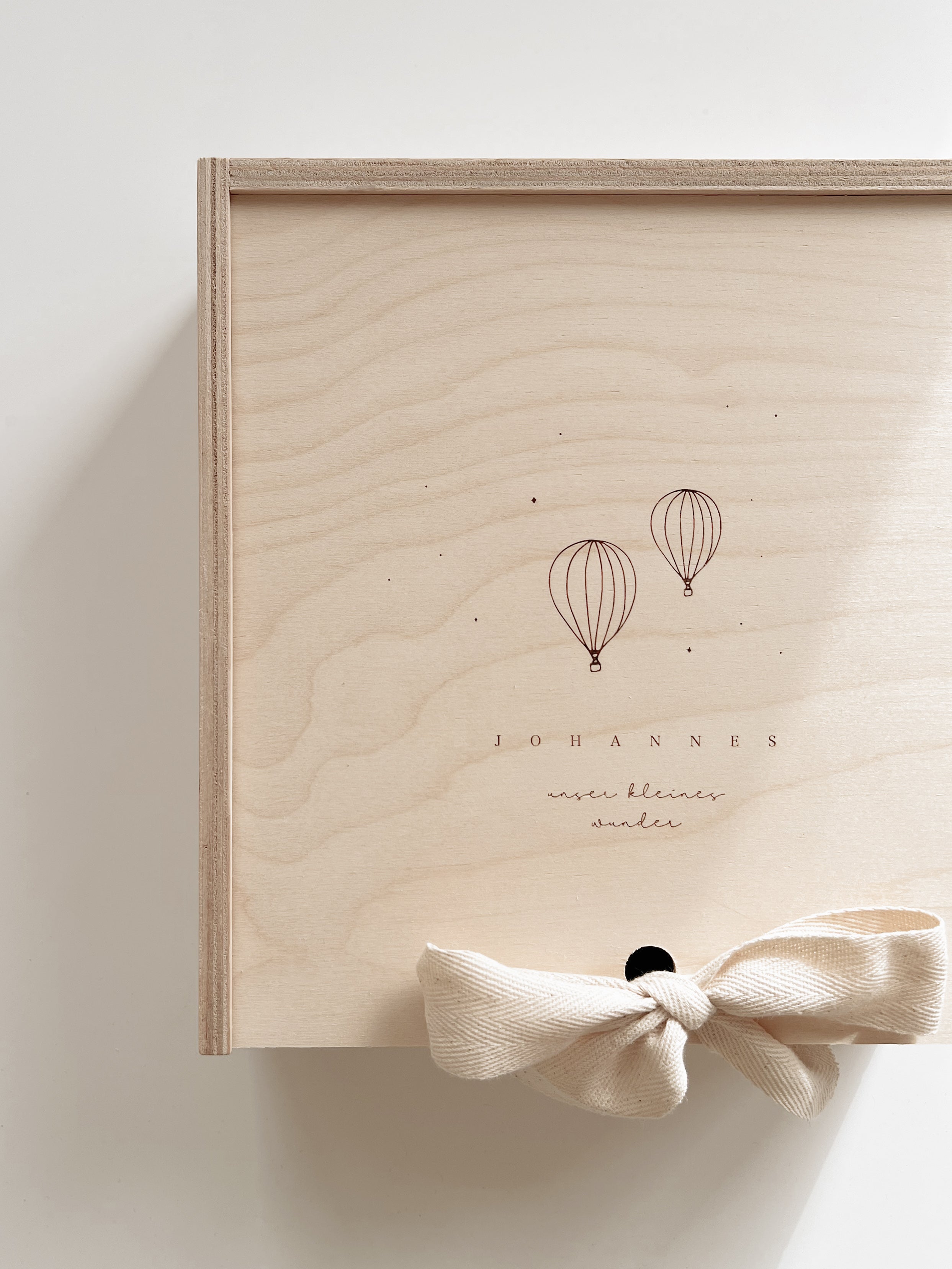 erinnerungskiste baby personalisiert holz