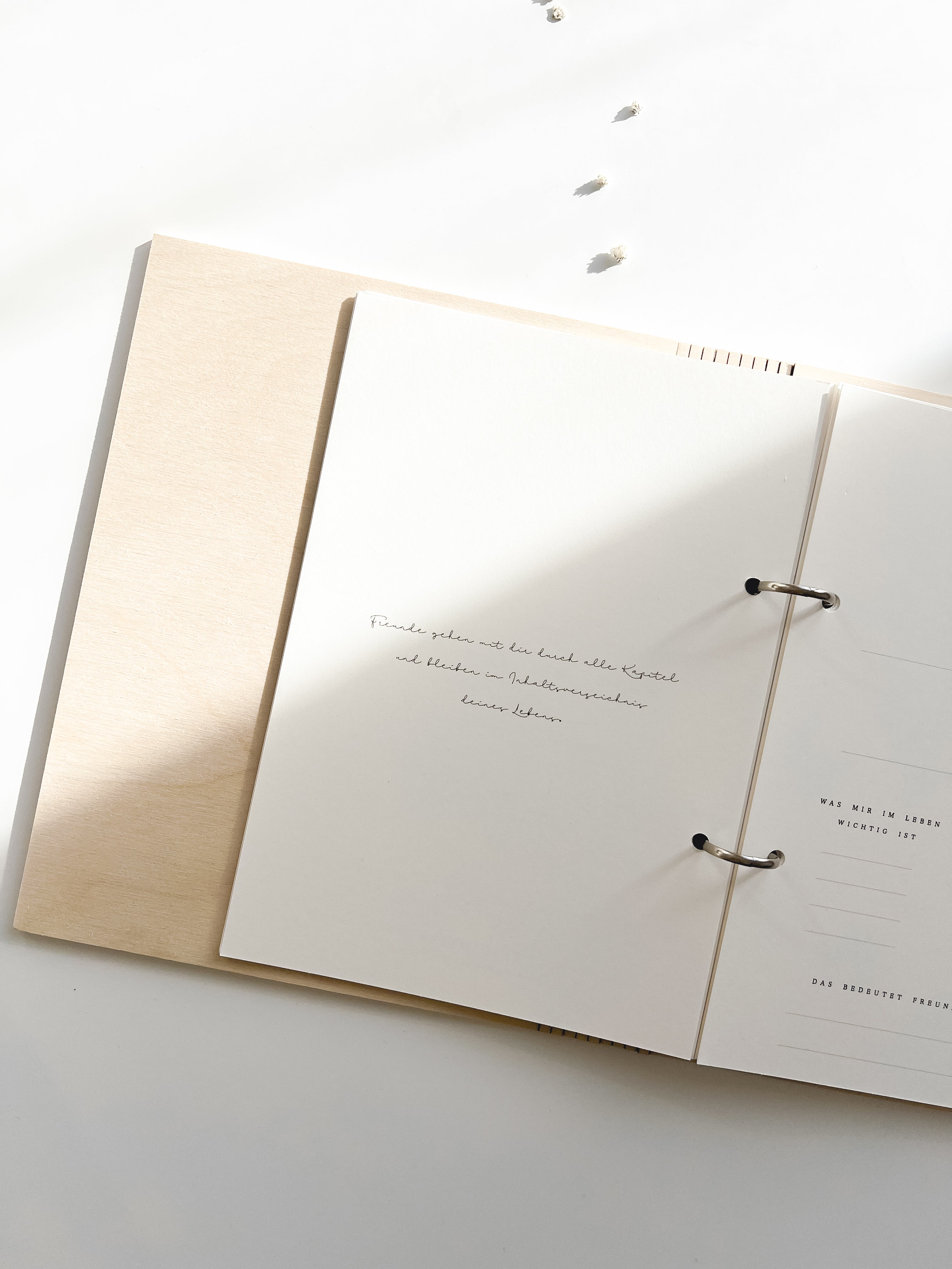 Freundebuch - Weil du bleibst