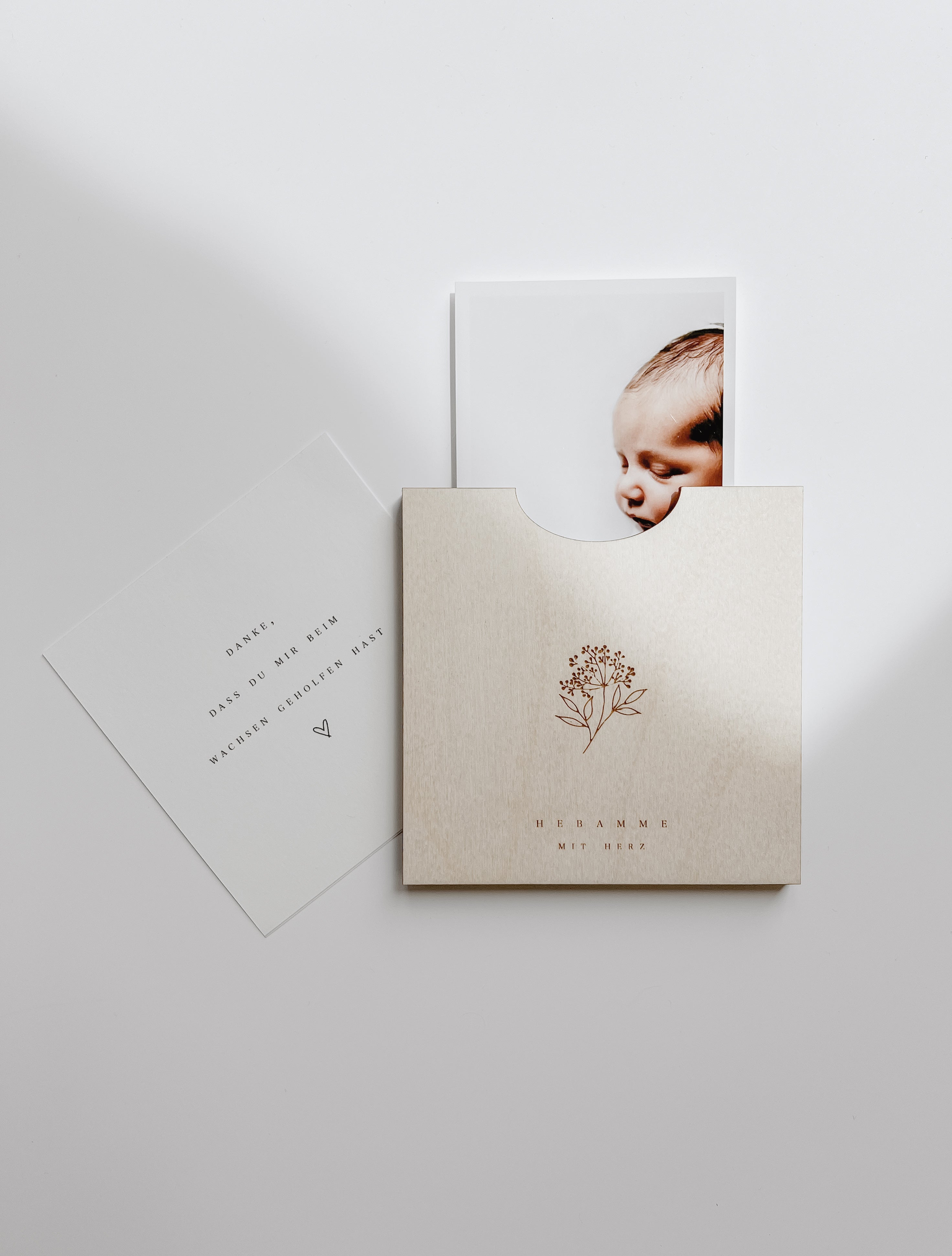 Hebamme Dankesgeschenk - "Hebamme mit Herz"