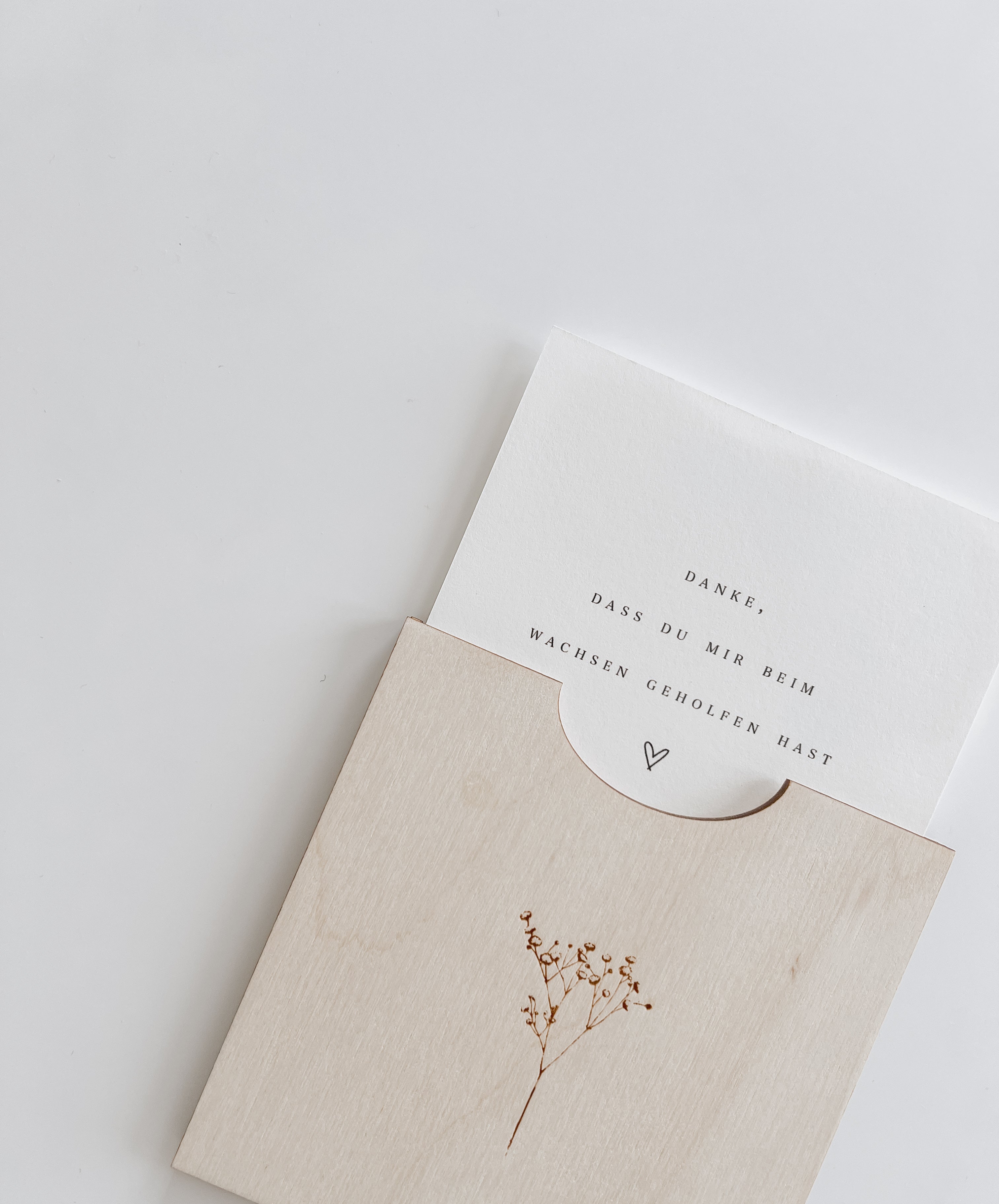 Dankeskarte Hebamme - „Danke dass…“