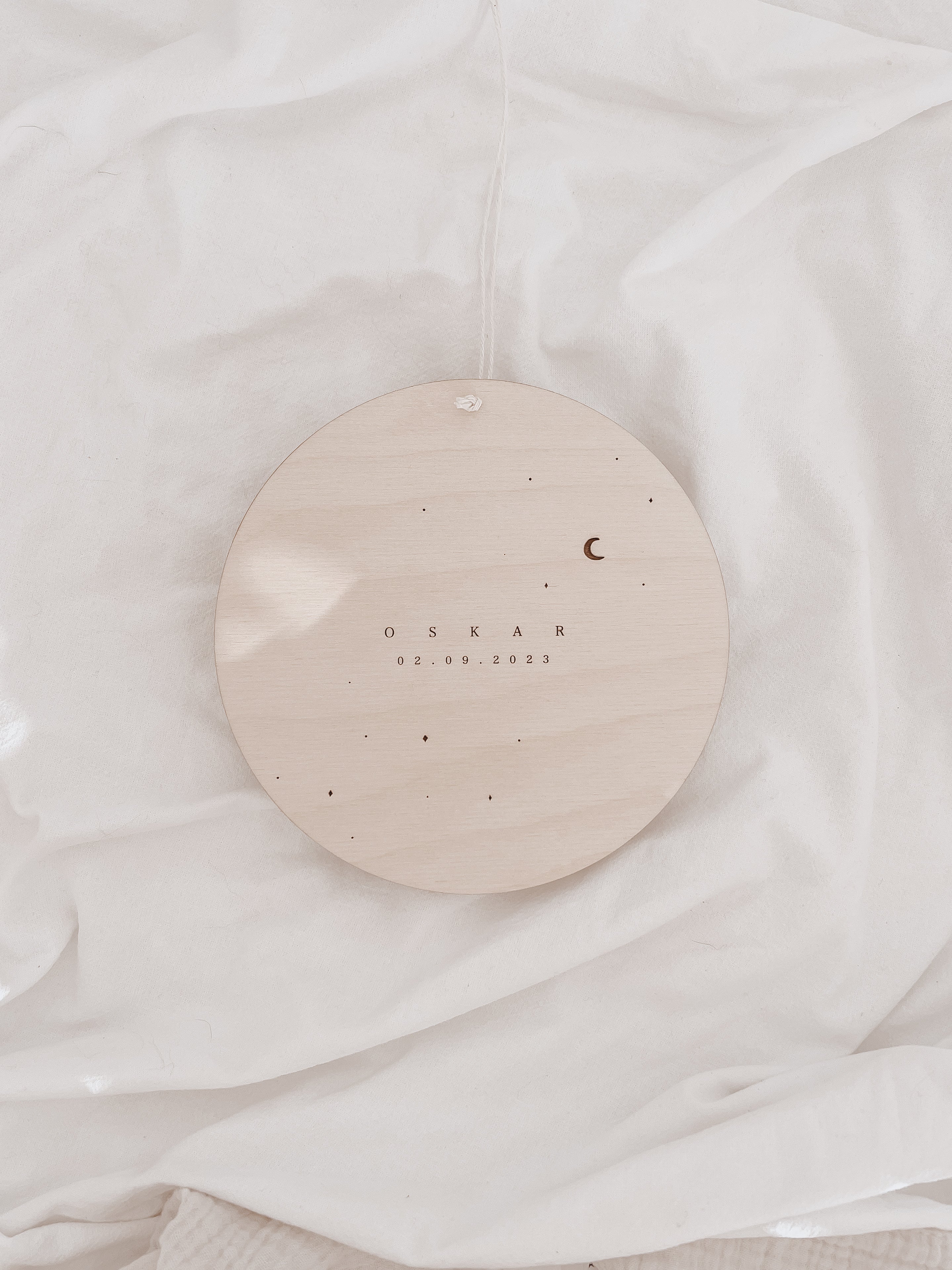 Namensschild personalisiert mit Name - Universum