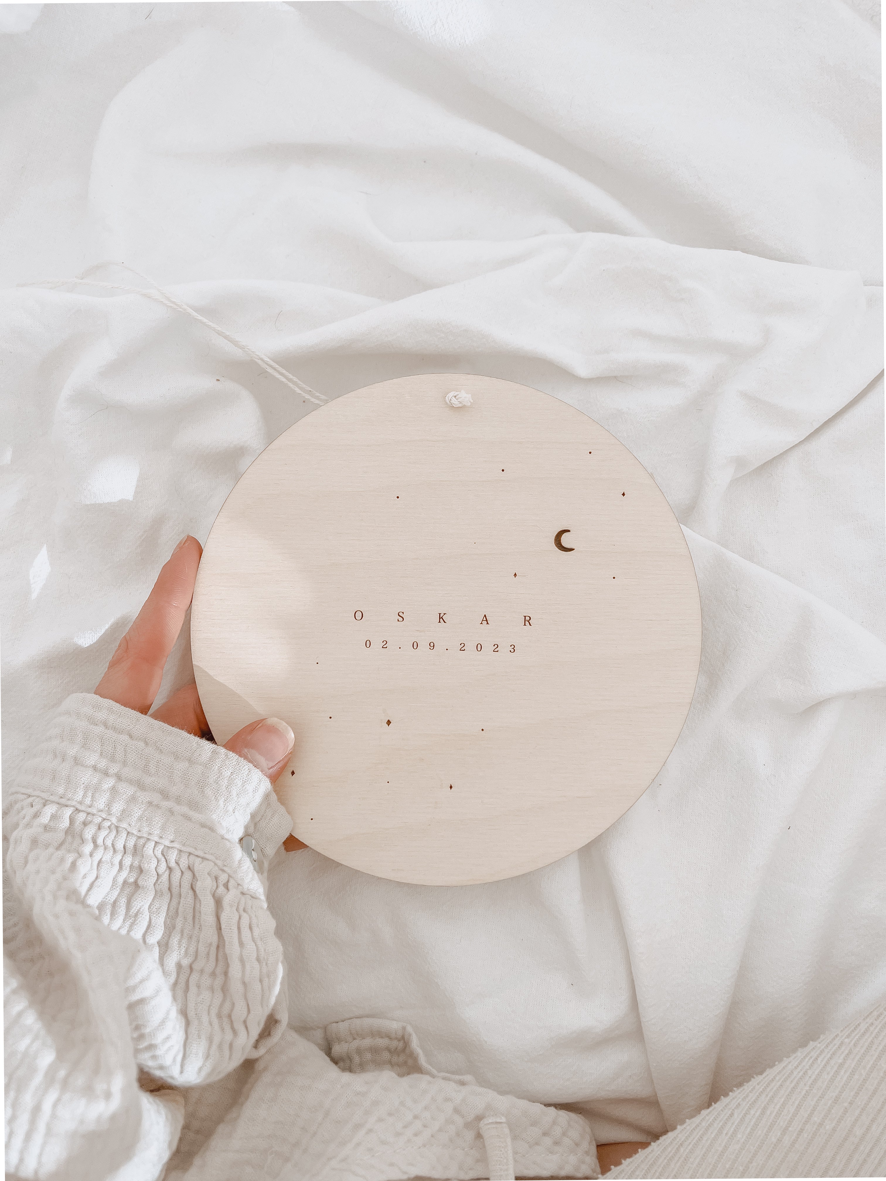 Namensschild personalisiert mit Name - Universum