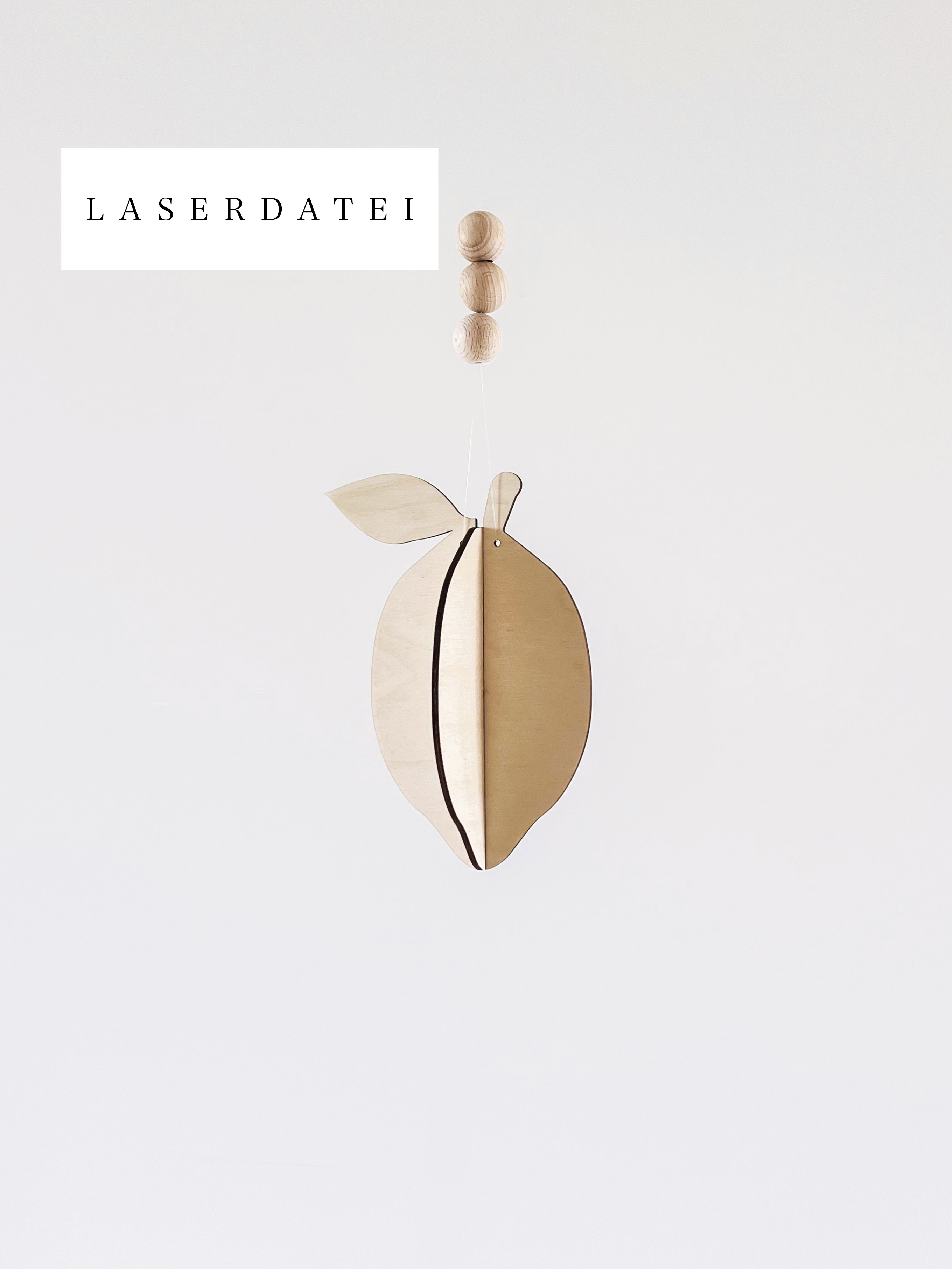 Laserdatei Mobile Zitrone