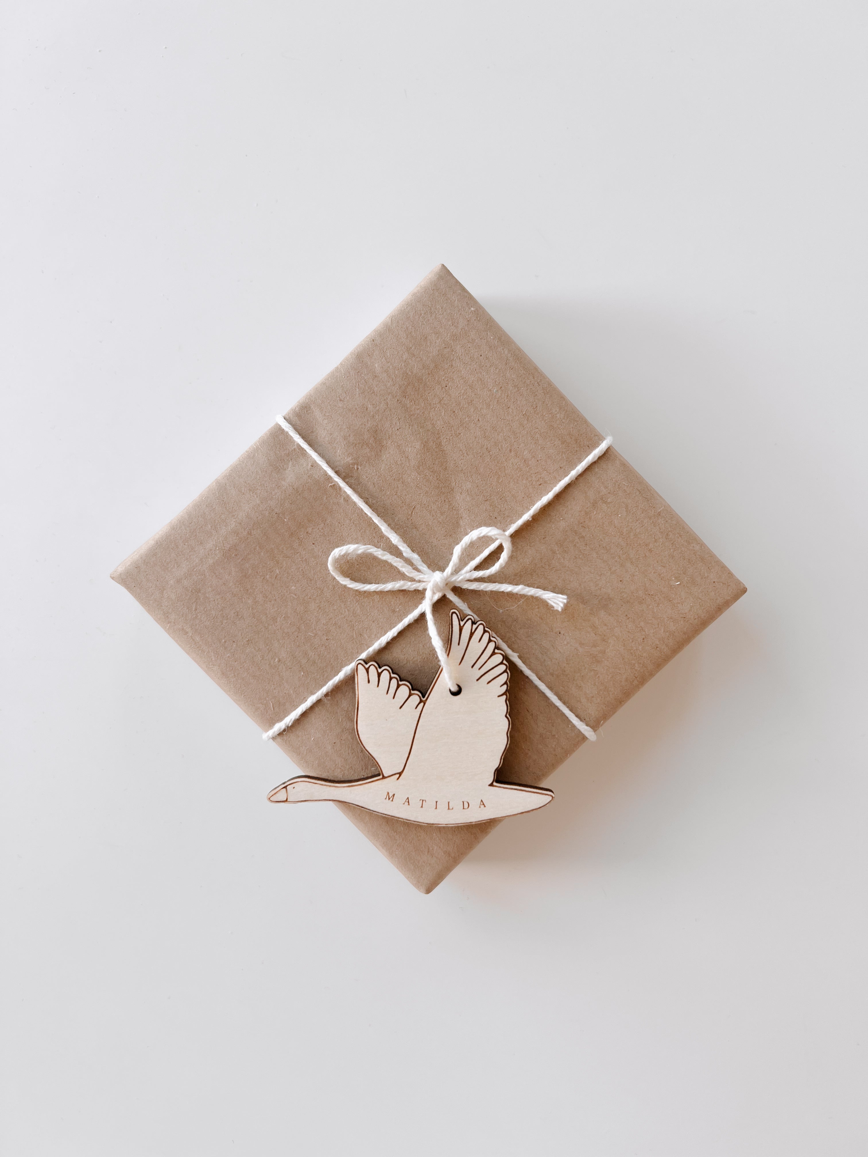 Geschenkanhänger - Gans