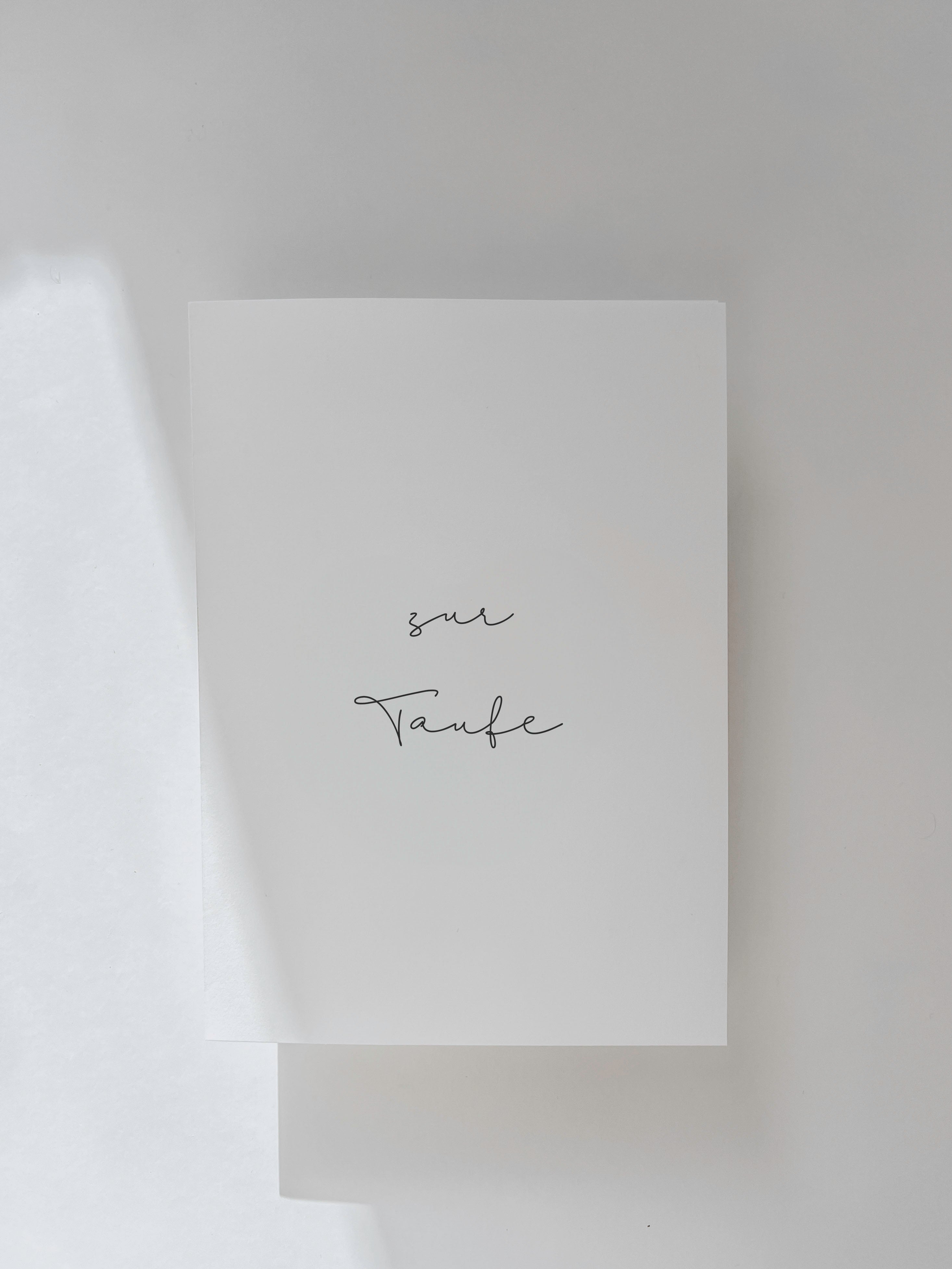 Taufkarten Set Druckdatei