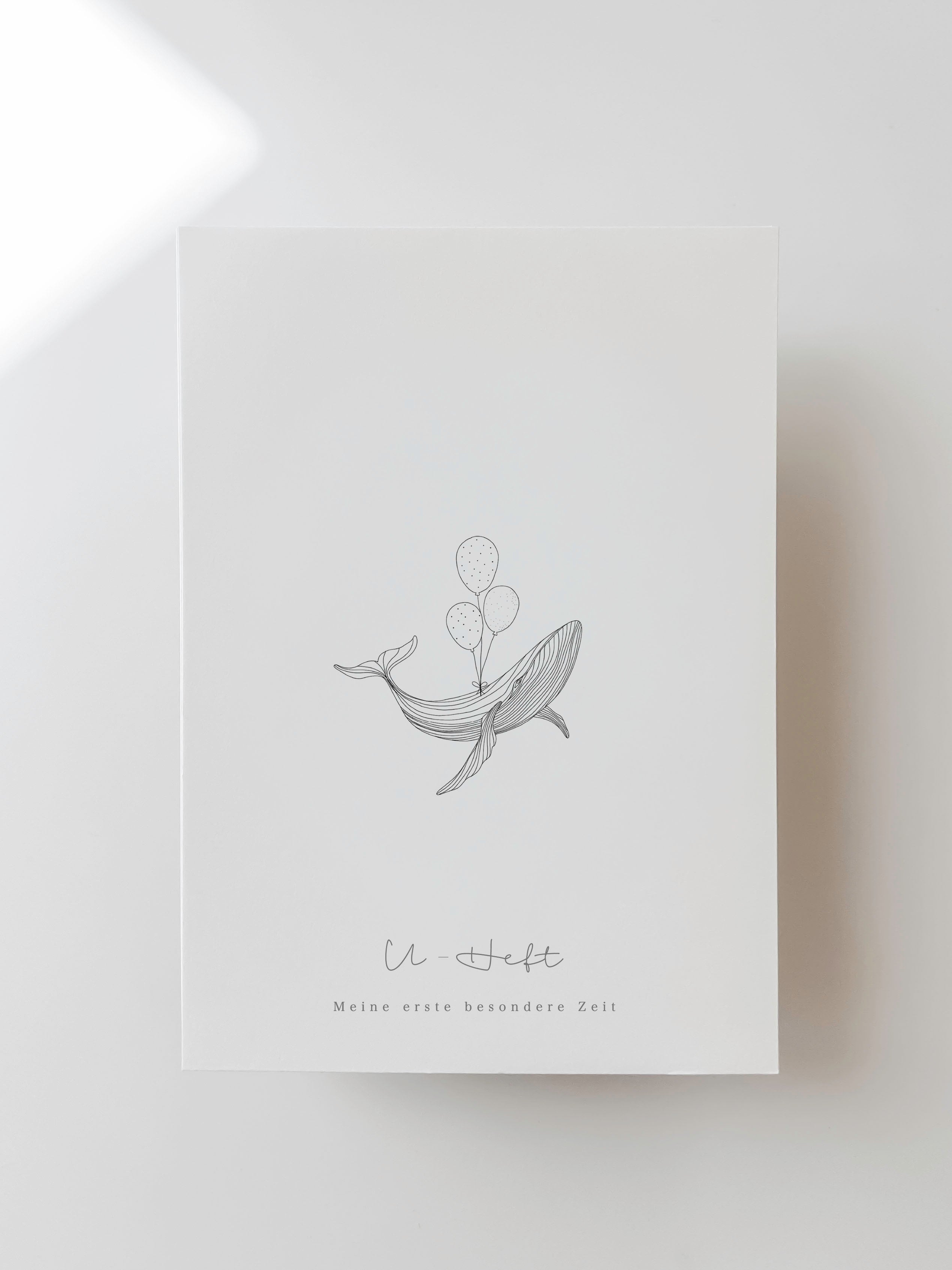 U- Heft Hülle Druckdatei - Wal