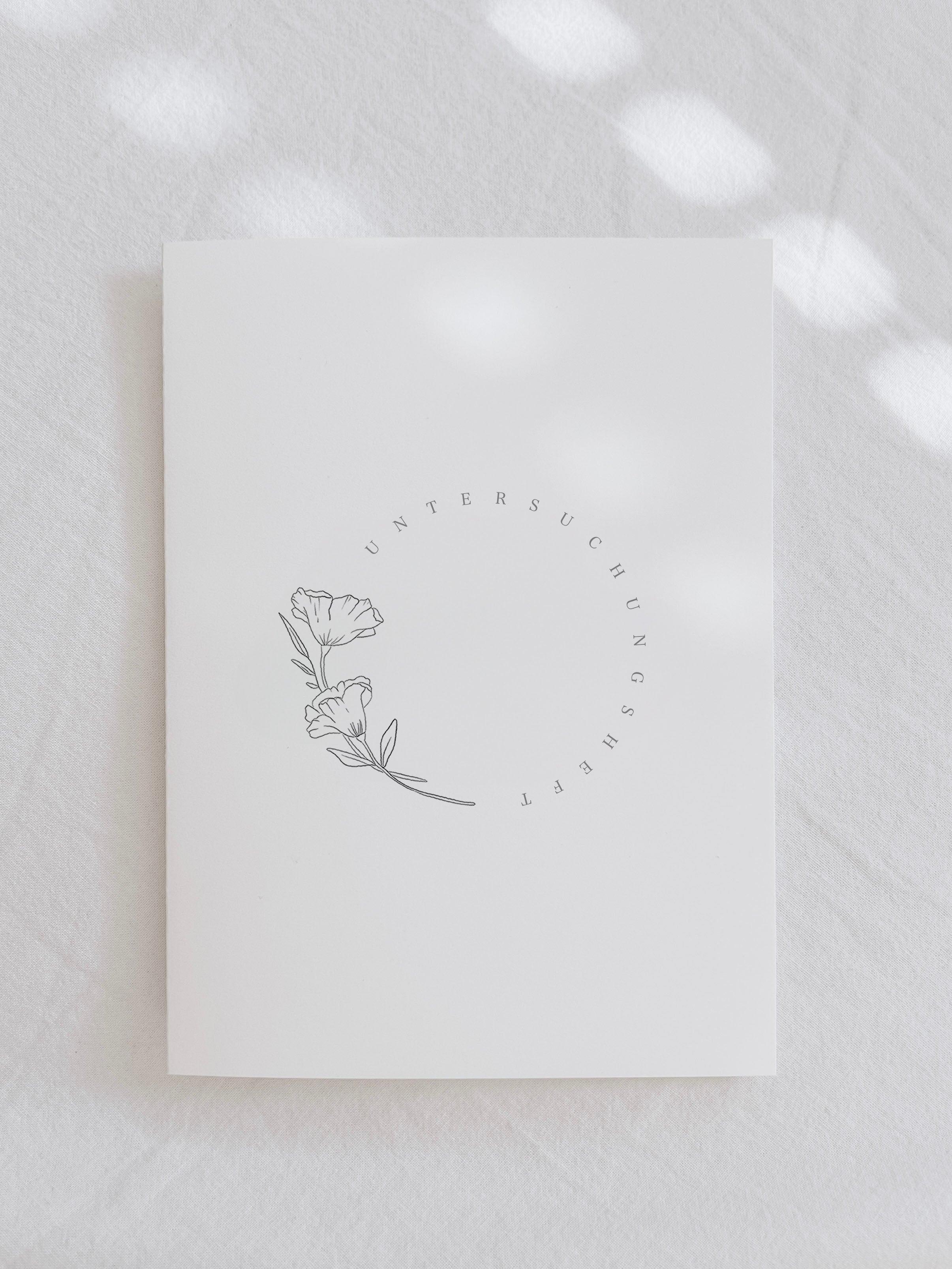 U- Heft Hülle Druckdatei - Blumenkranz