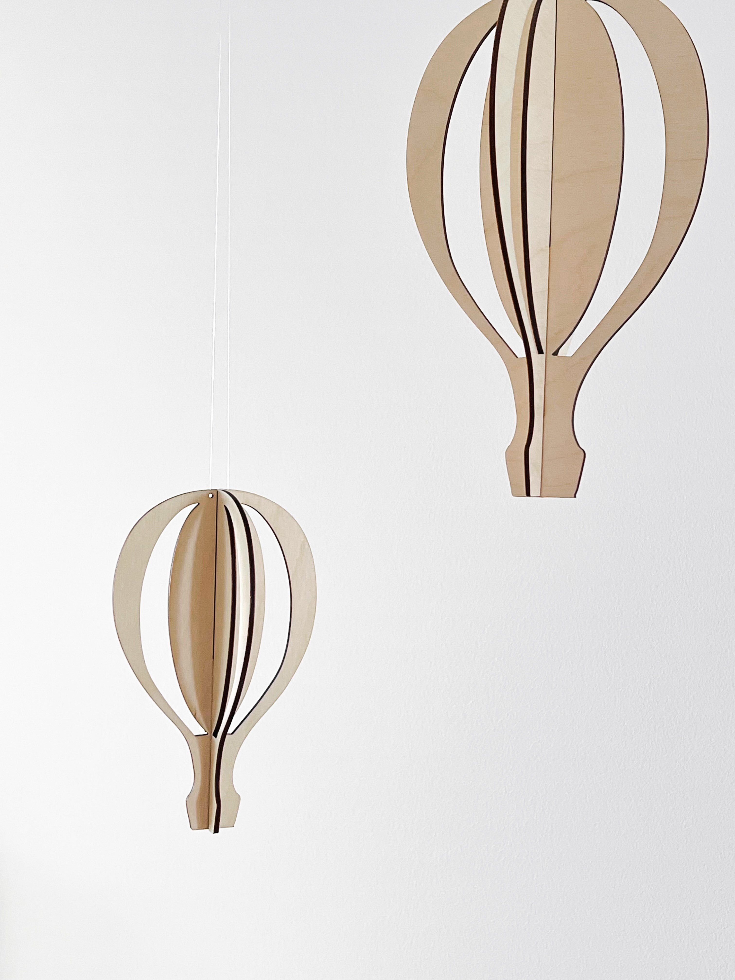 Laserdatei Mobile Kinderzimmer Heißluftballon