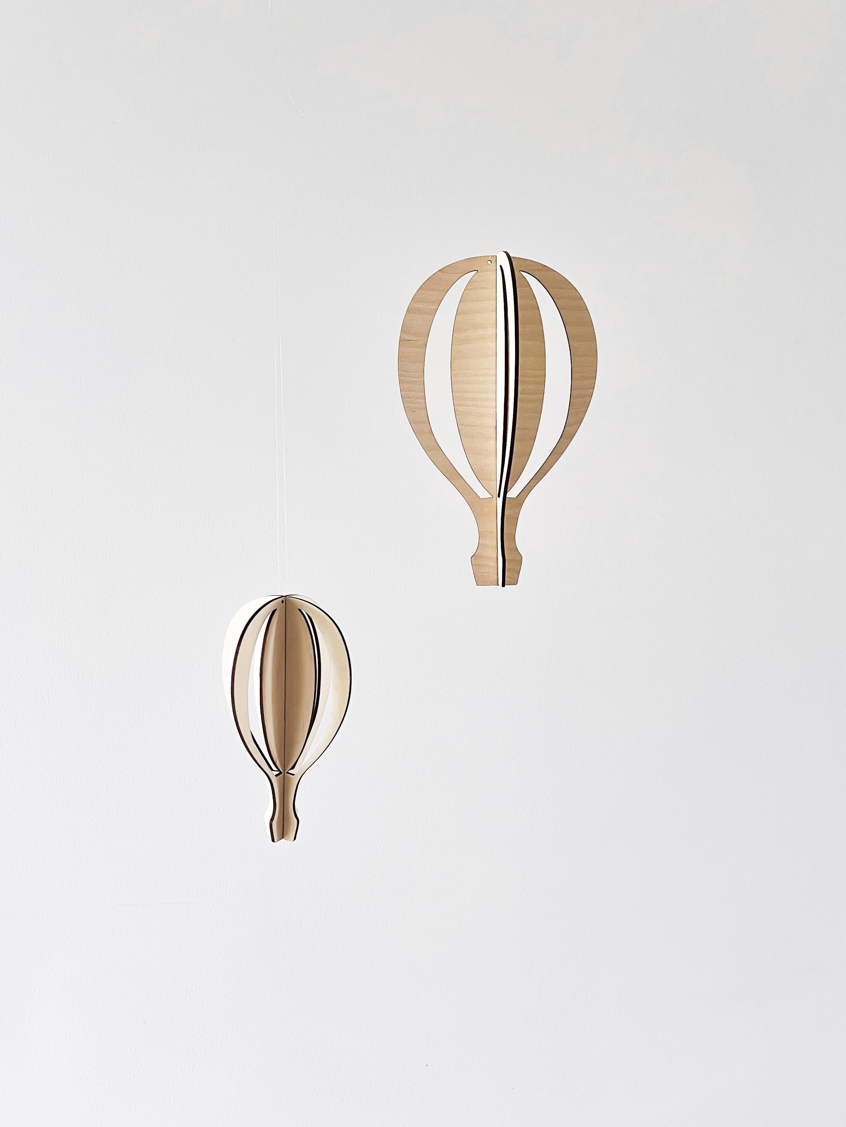 Laserdatei Mobile Kinderzimmer Heißluftballon