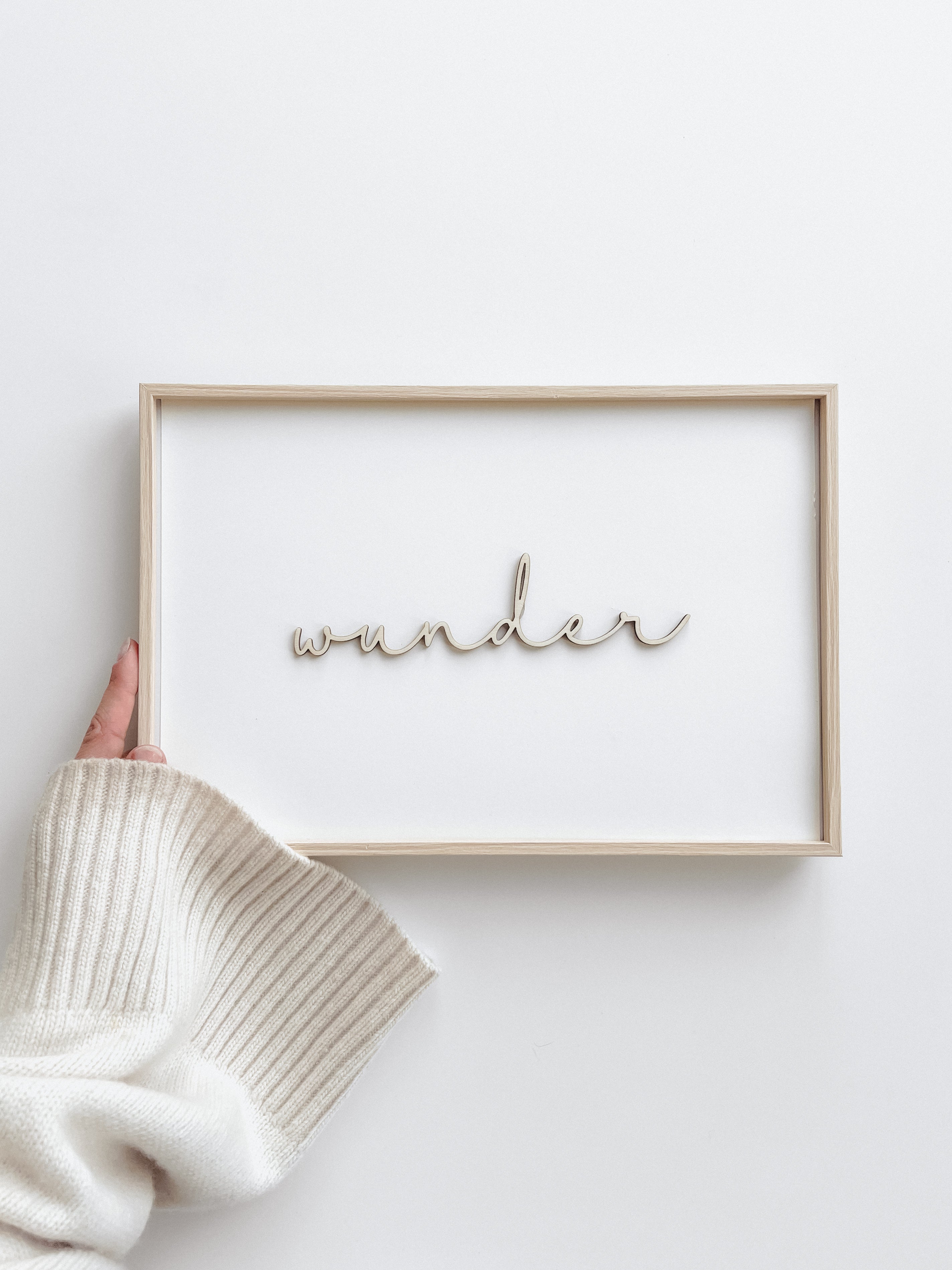 Laserdatei Schriftzug - Wunder