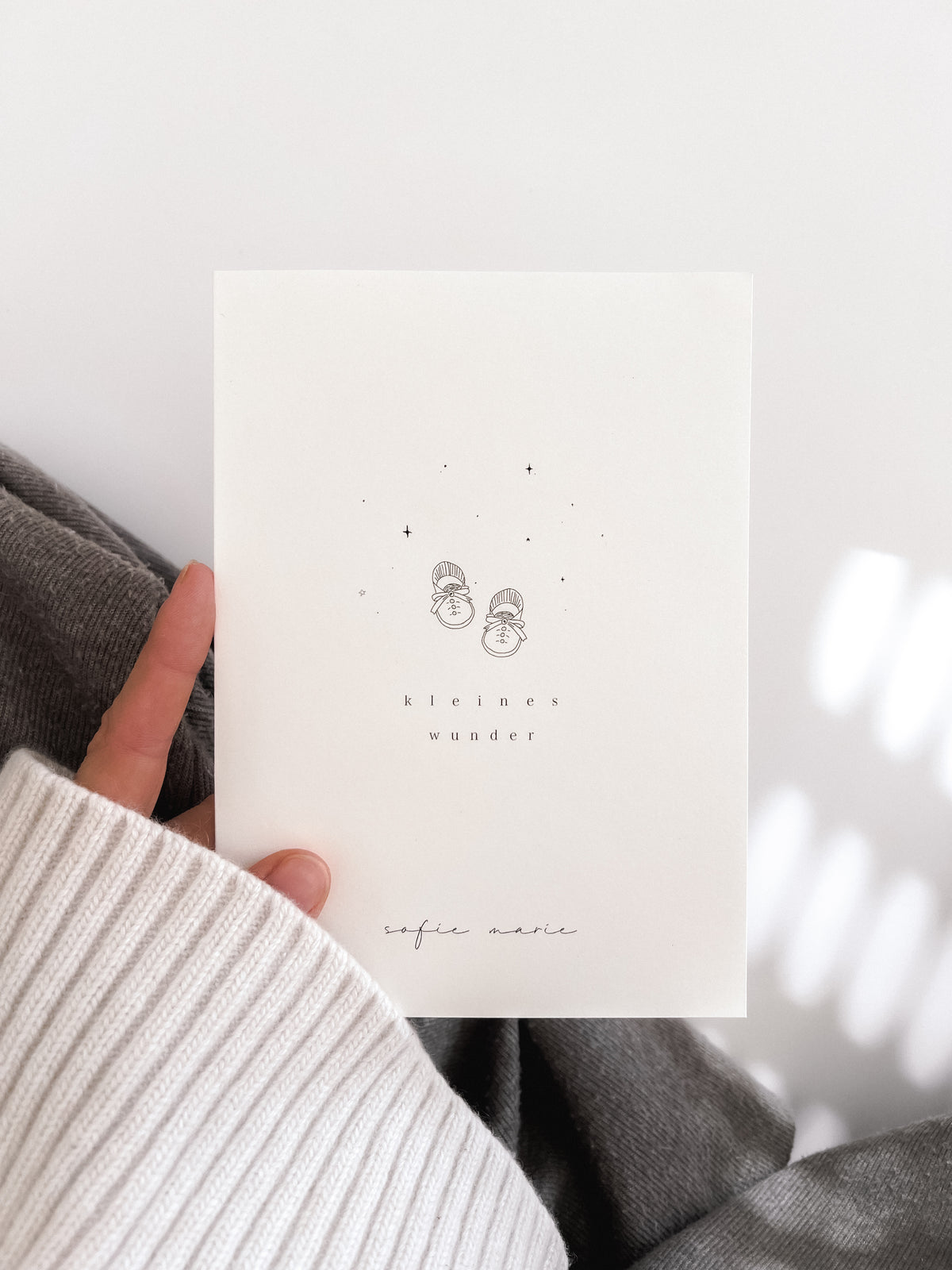 Mutterpasshülle Baby Schühchen Motiv Schwangerschaftsgeschenk