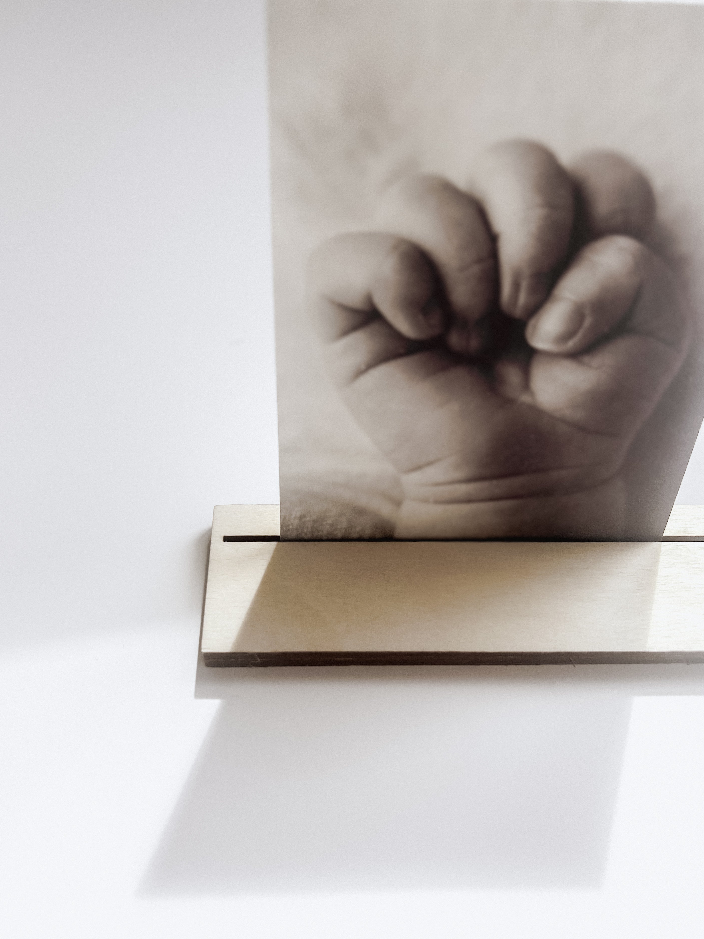 Kartenhalter aus Holz