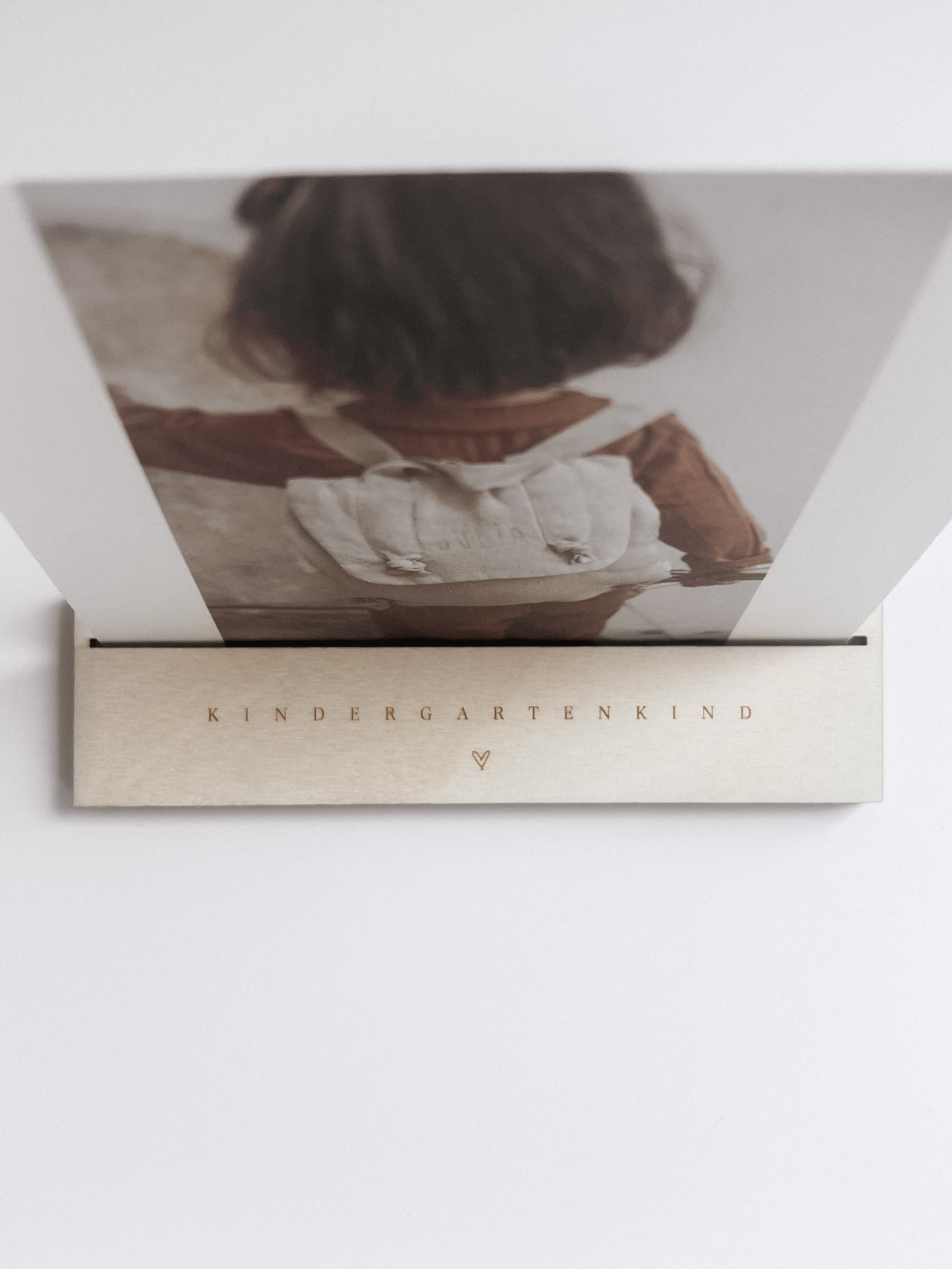 Laserdatei Kartenhalter - Kindergartenkind