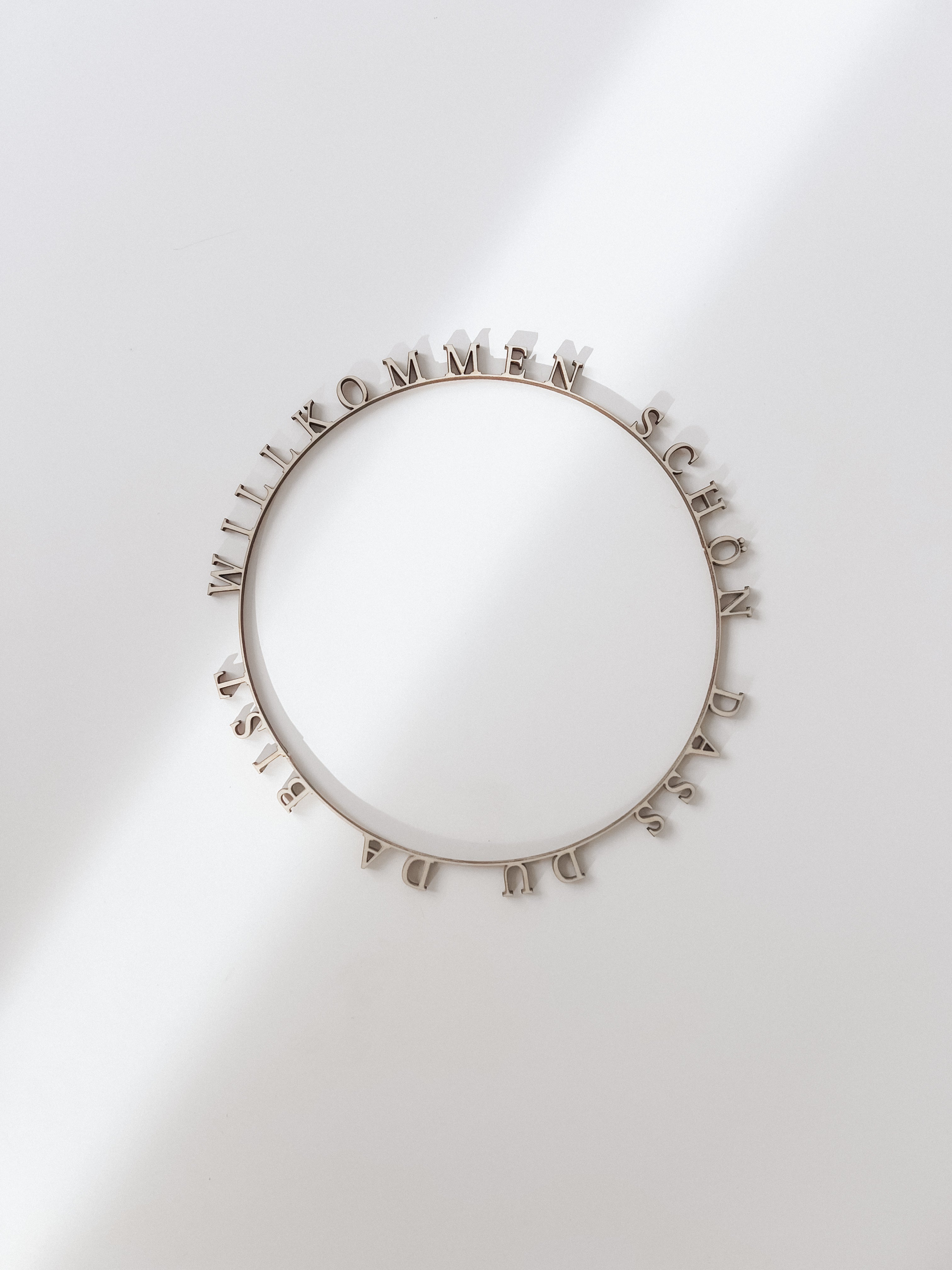 Laserdatei Schriftzug - Willkommen