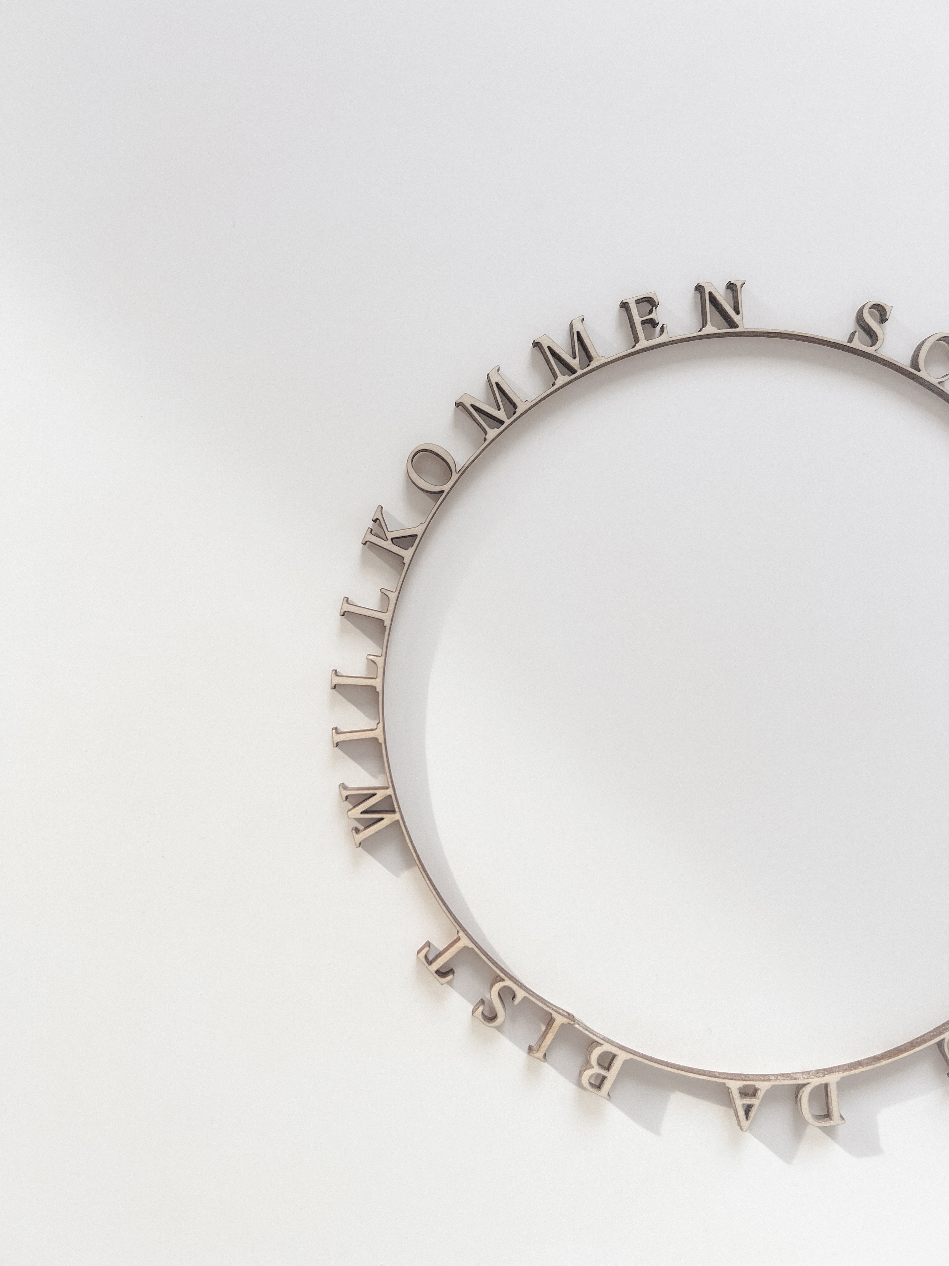 Laserdatei Schriftzug - Willkommen