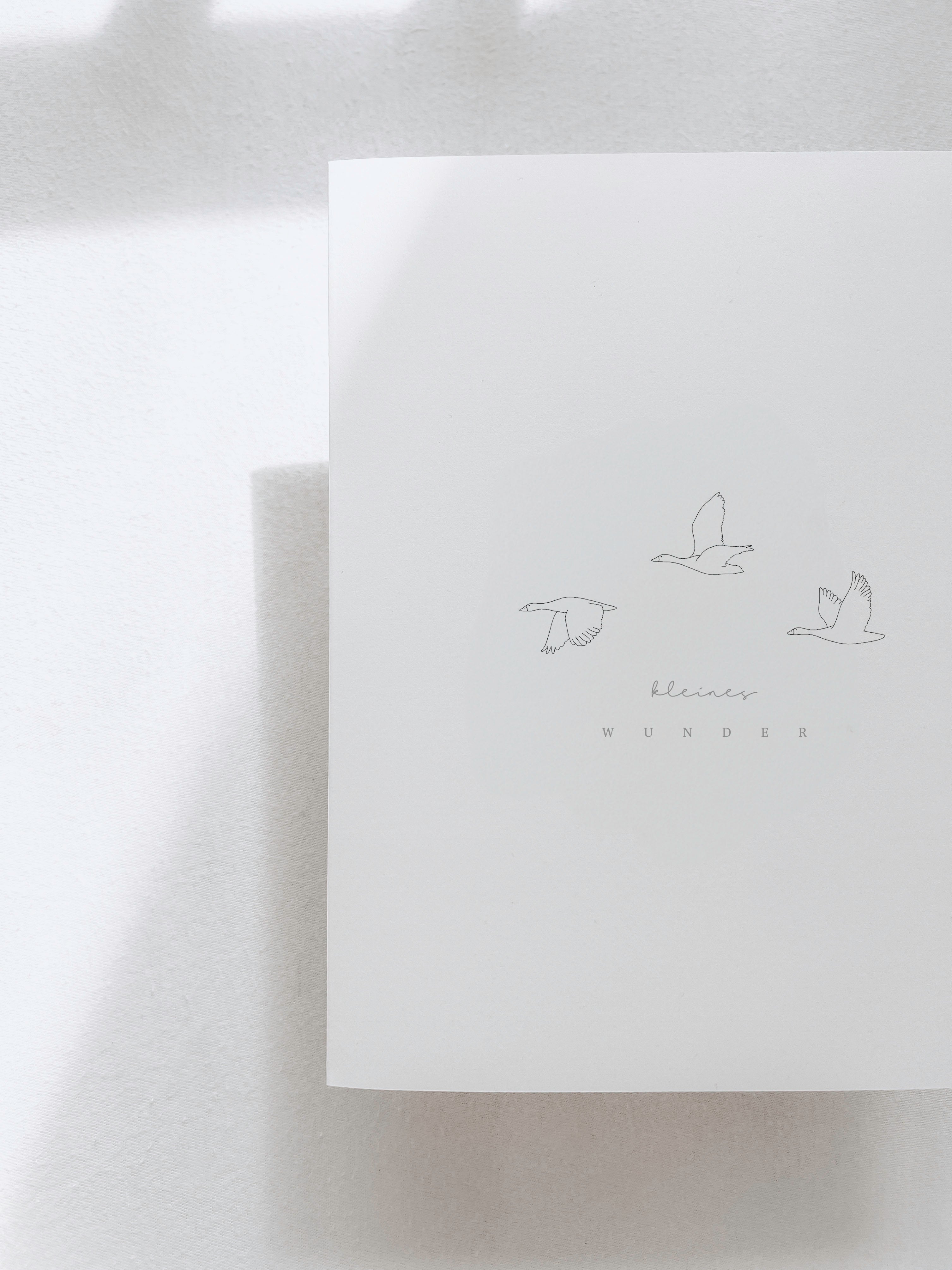 U- Heft Hülle Druckdatei - Gänse