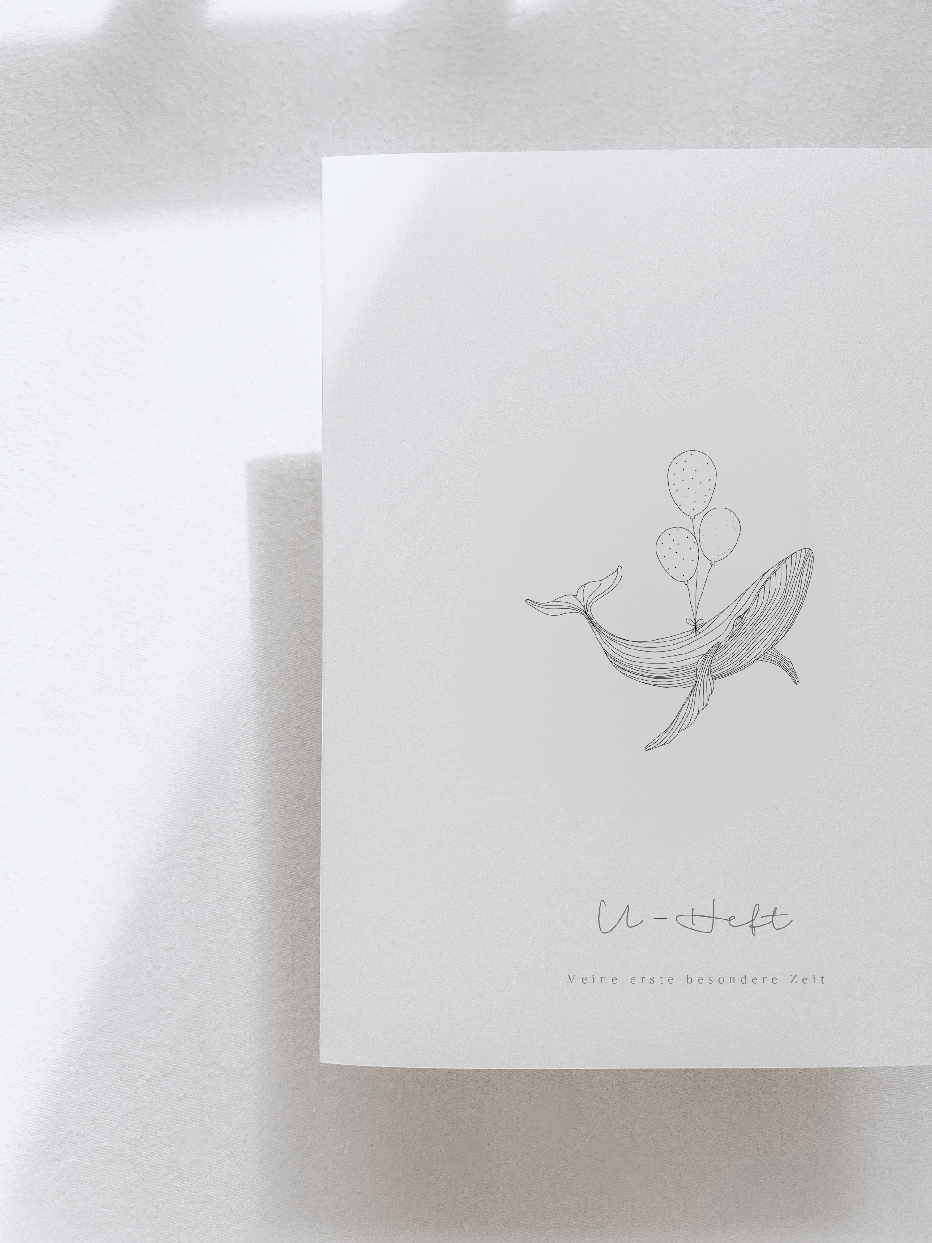 U- Heft Hülle Druckdatei - Wal