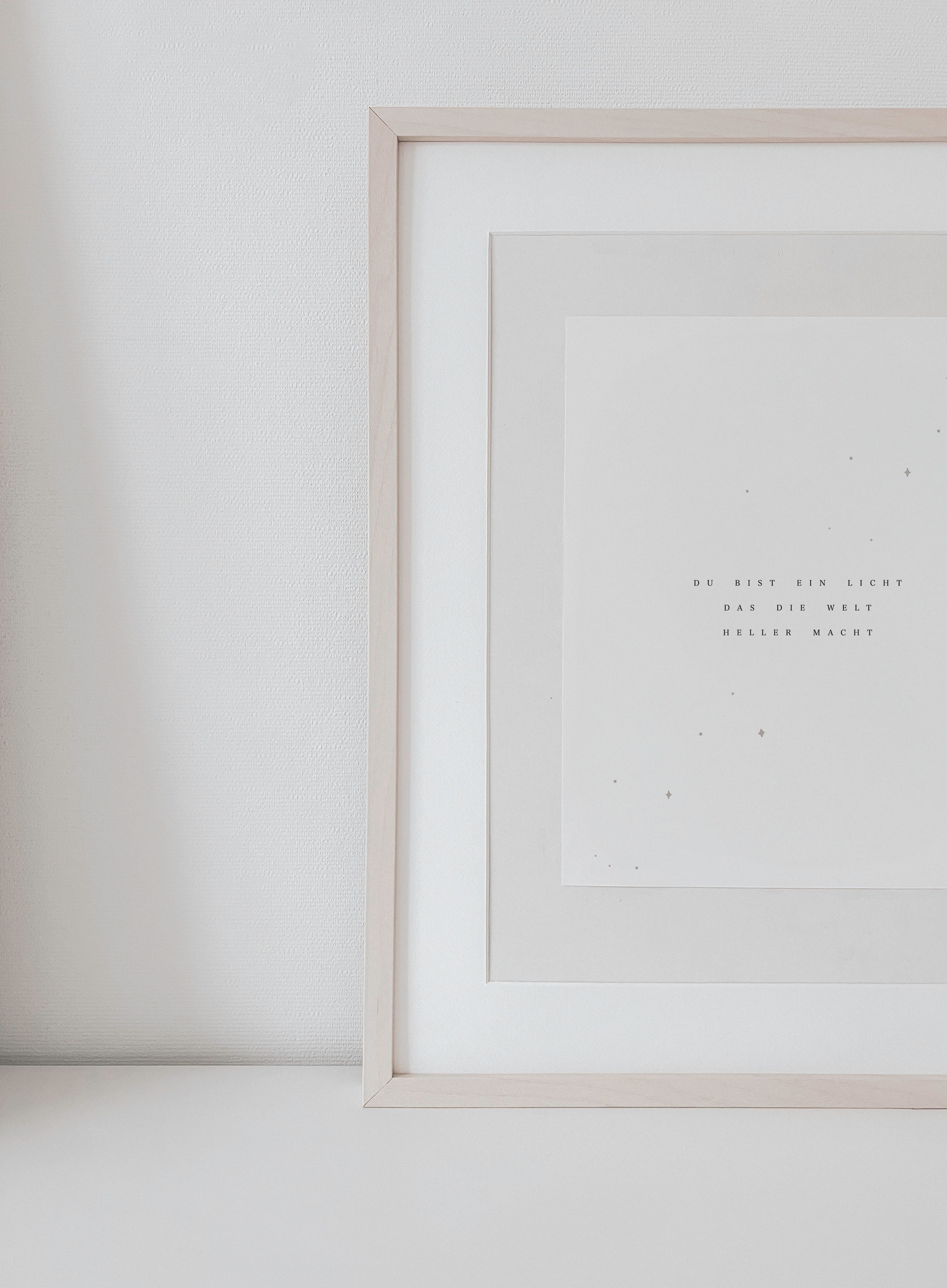 Poster Druckdatei - du bist ein Licht…