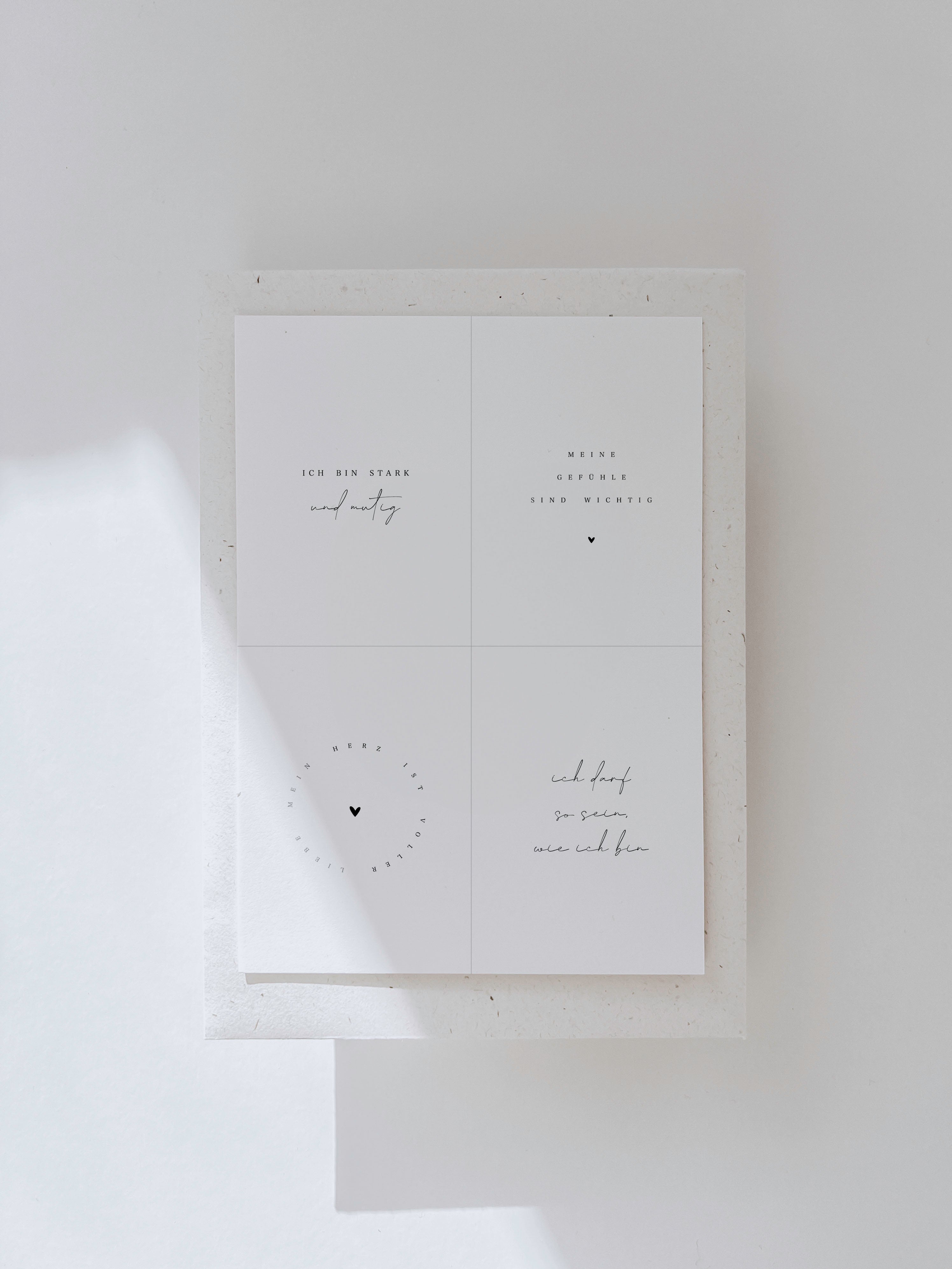 Affirmationskarten Set Druckdatei