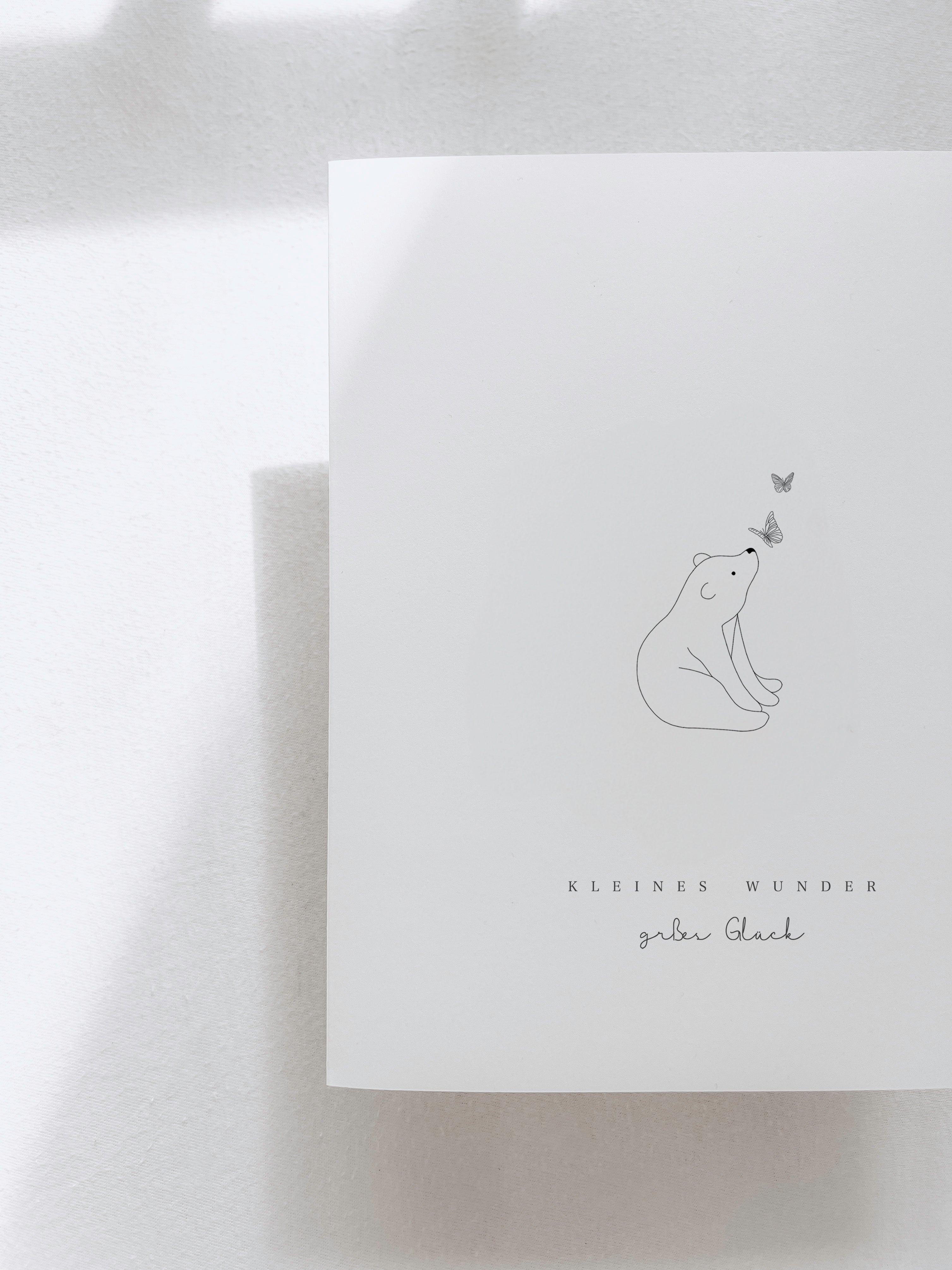 U- Heft Hülle Druckdatei - kleiner Bär