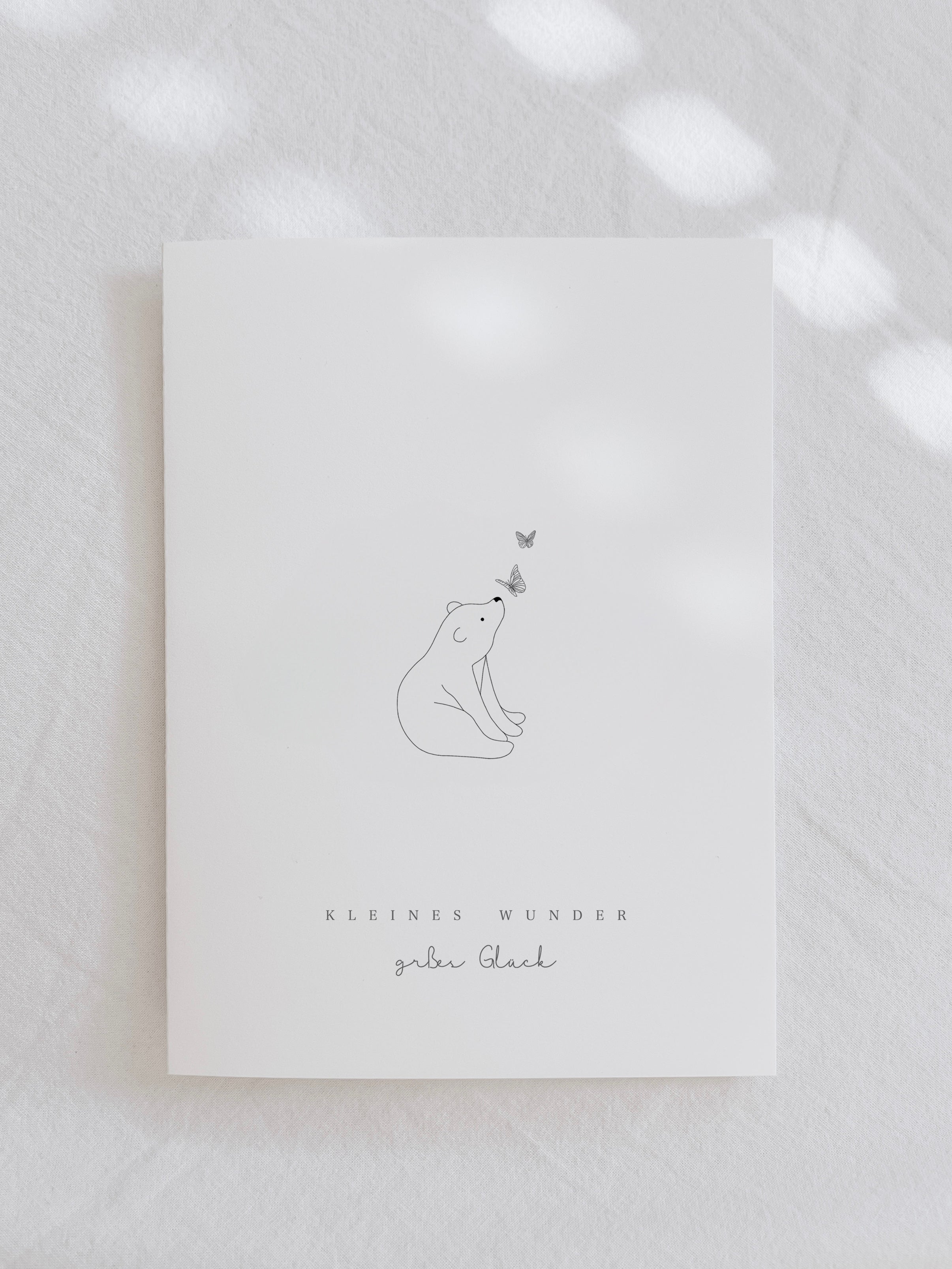 U- Heft Hülle Druckdatei - kleiner Bär