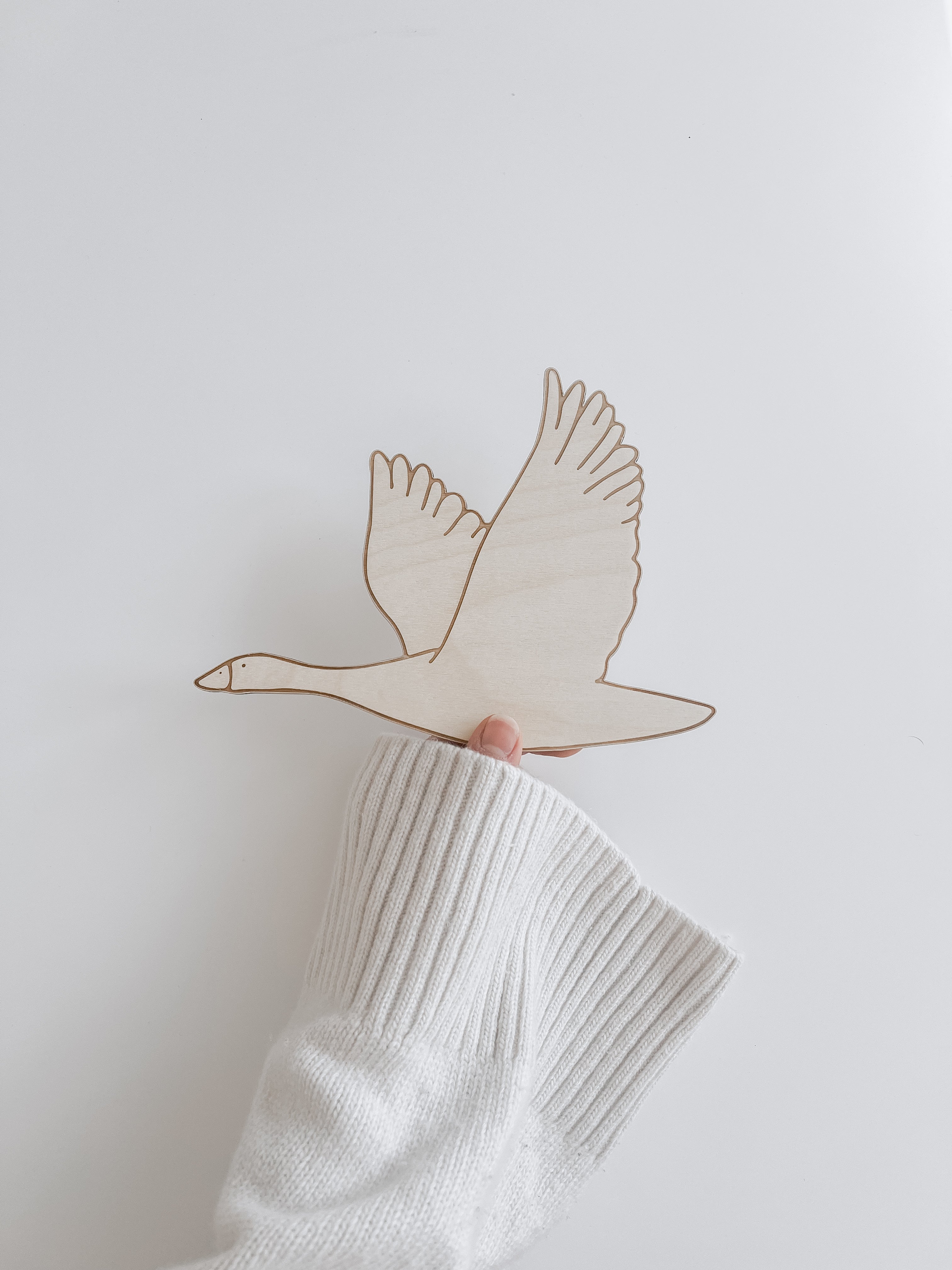 Wanddekoration - große Gans