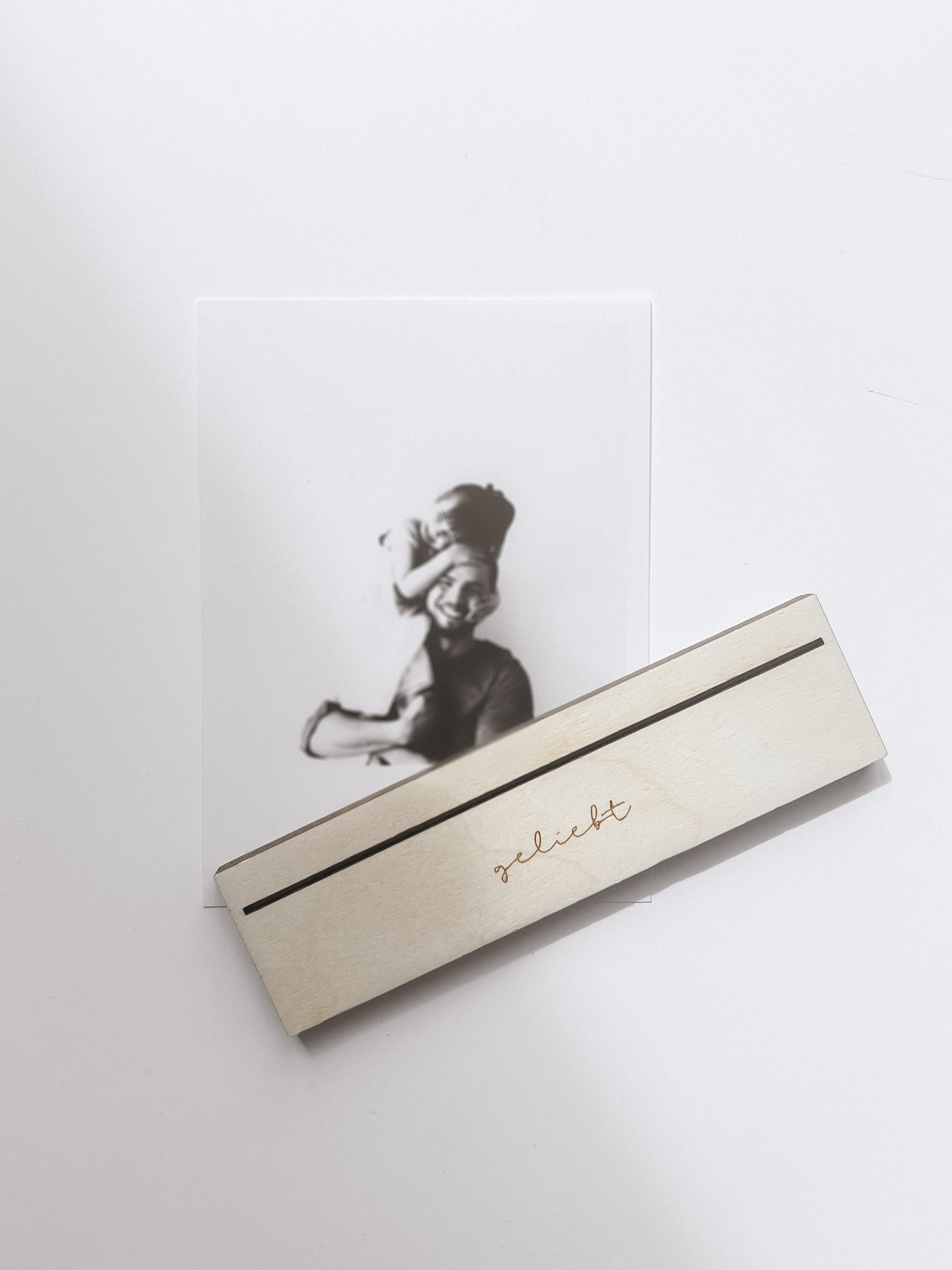 Laserdatei Kartenhalter - geliebt