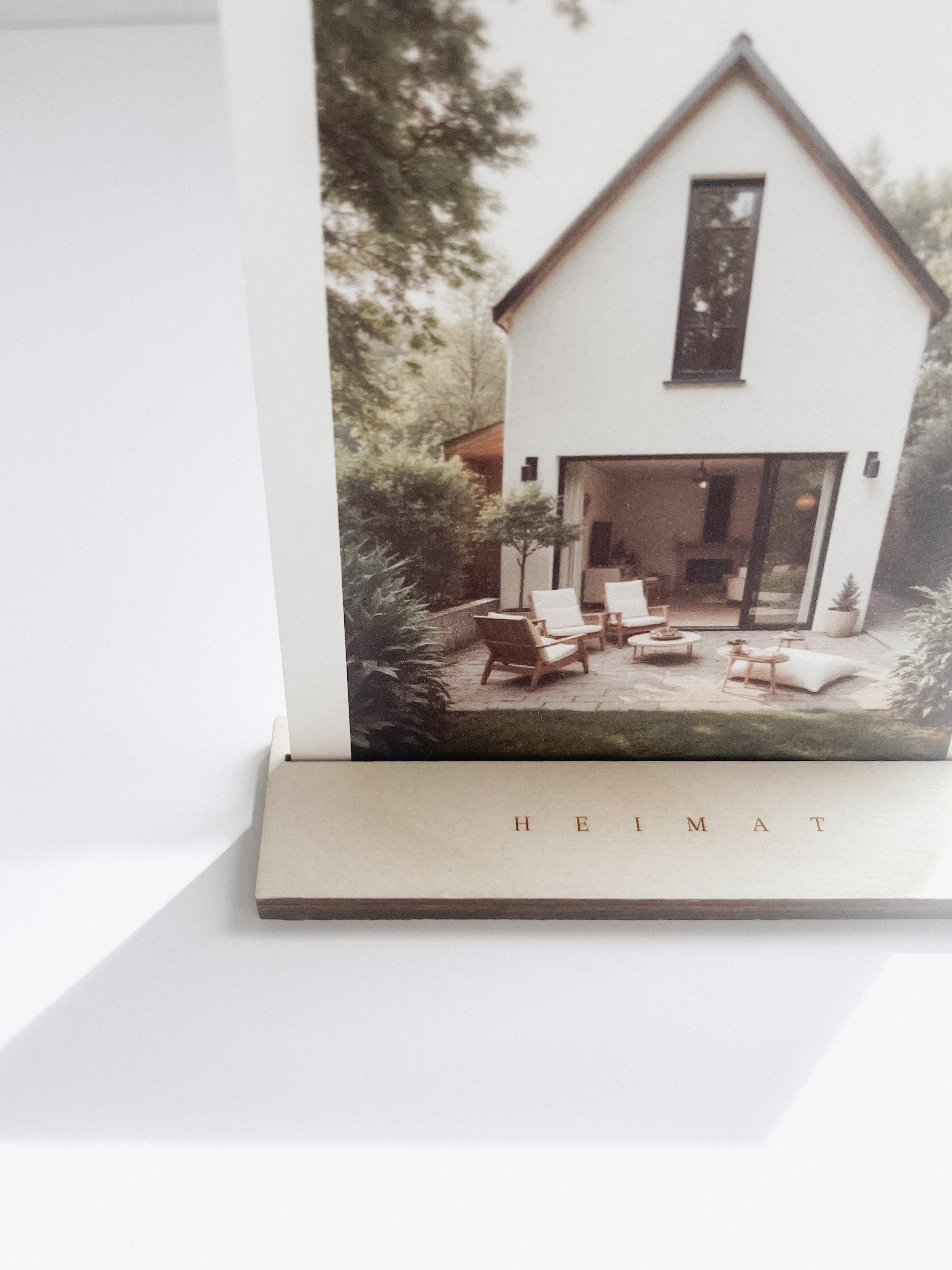 Laserdatei Kartenhalter - Heimat