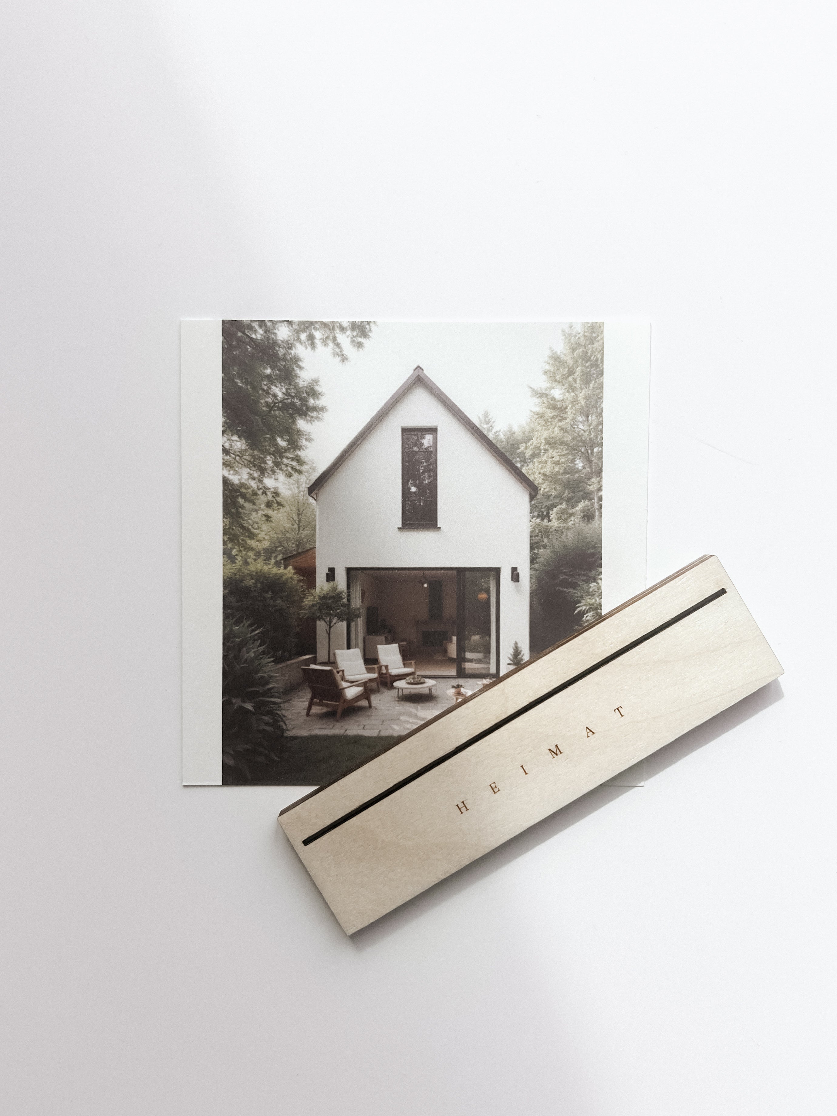 Laserdatei Kartenhalter - Heimat