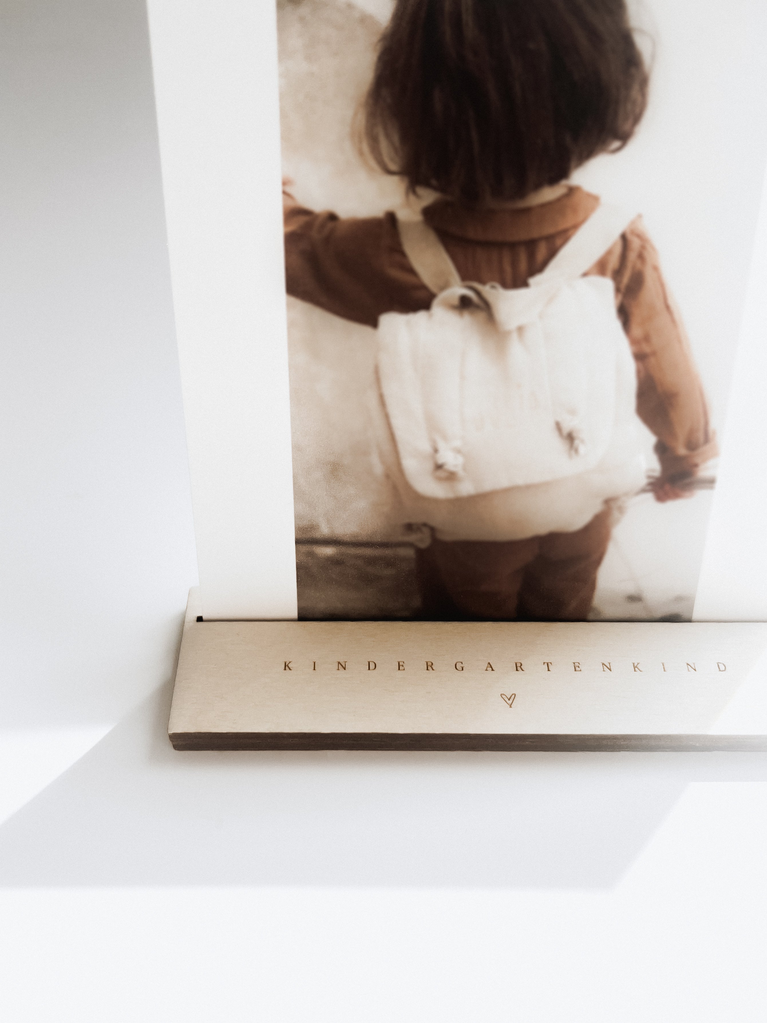 Laserdatei Kartenhalter - Kindergartenkind