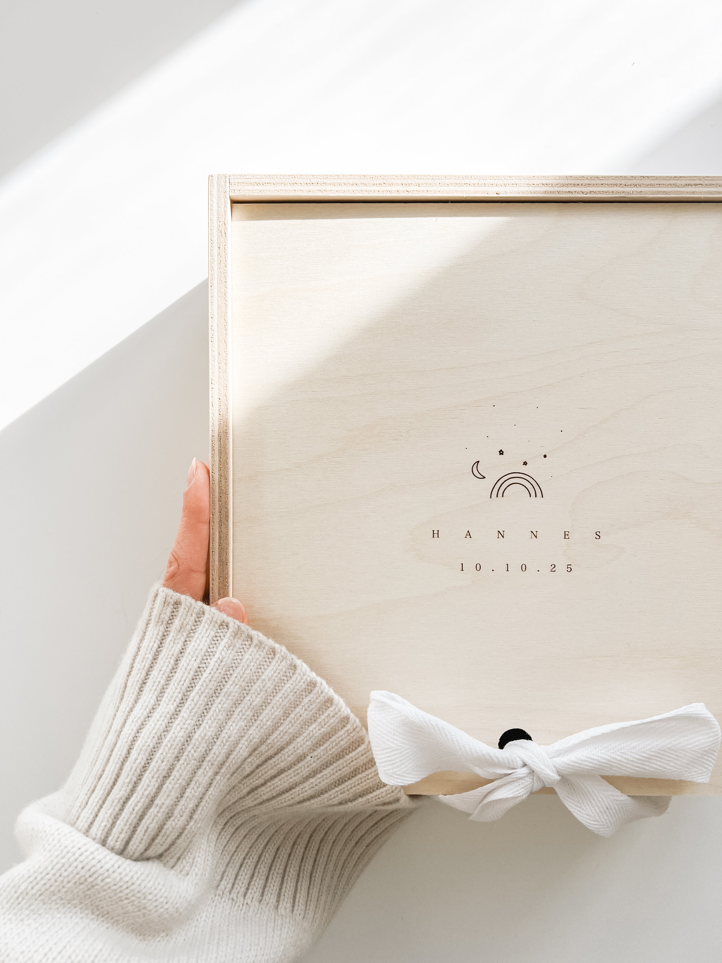 Erinnerungskiste Baby – Regenbogen