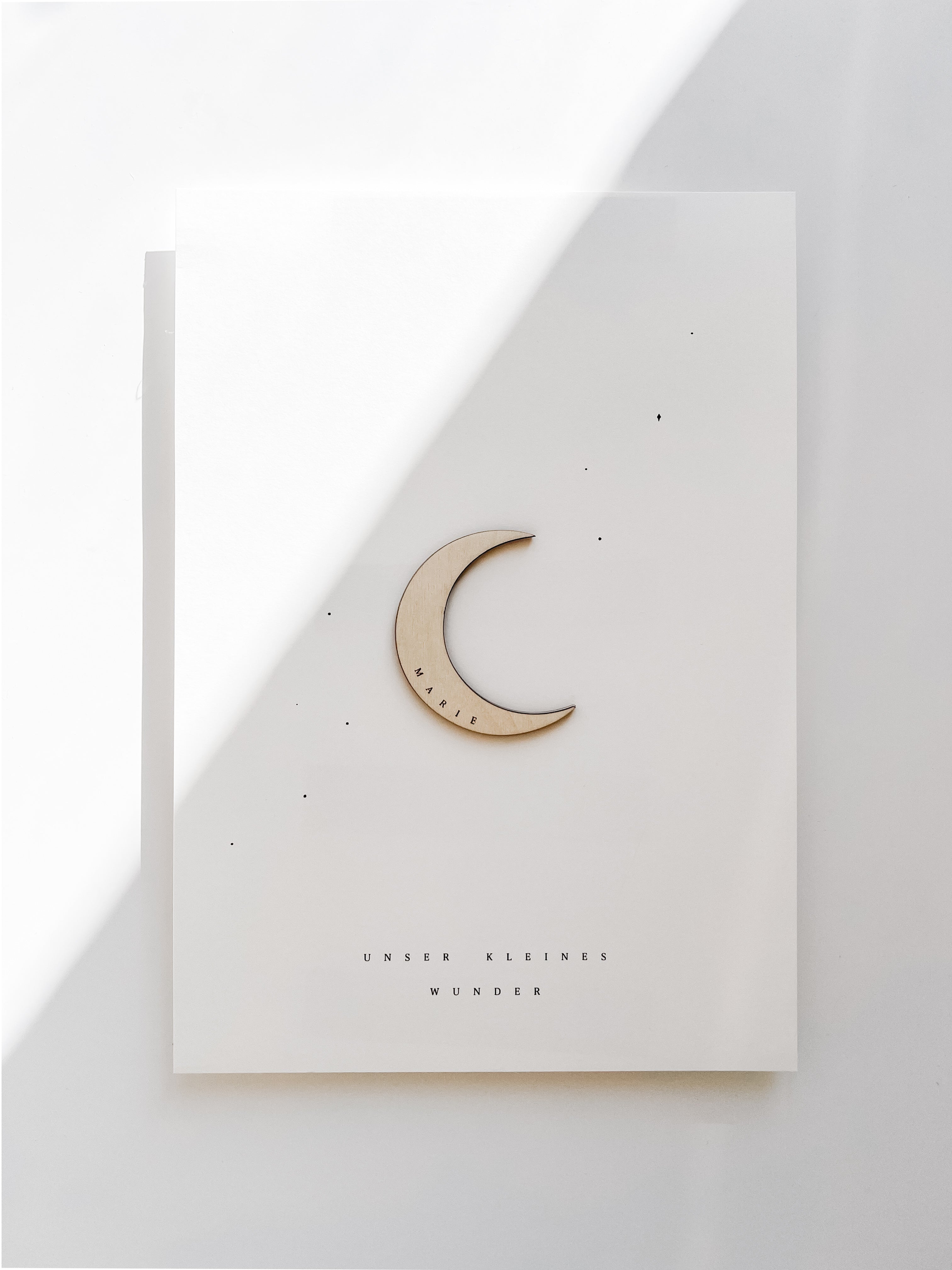 Personalisiertes Poster - kleiner Mond