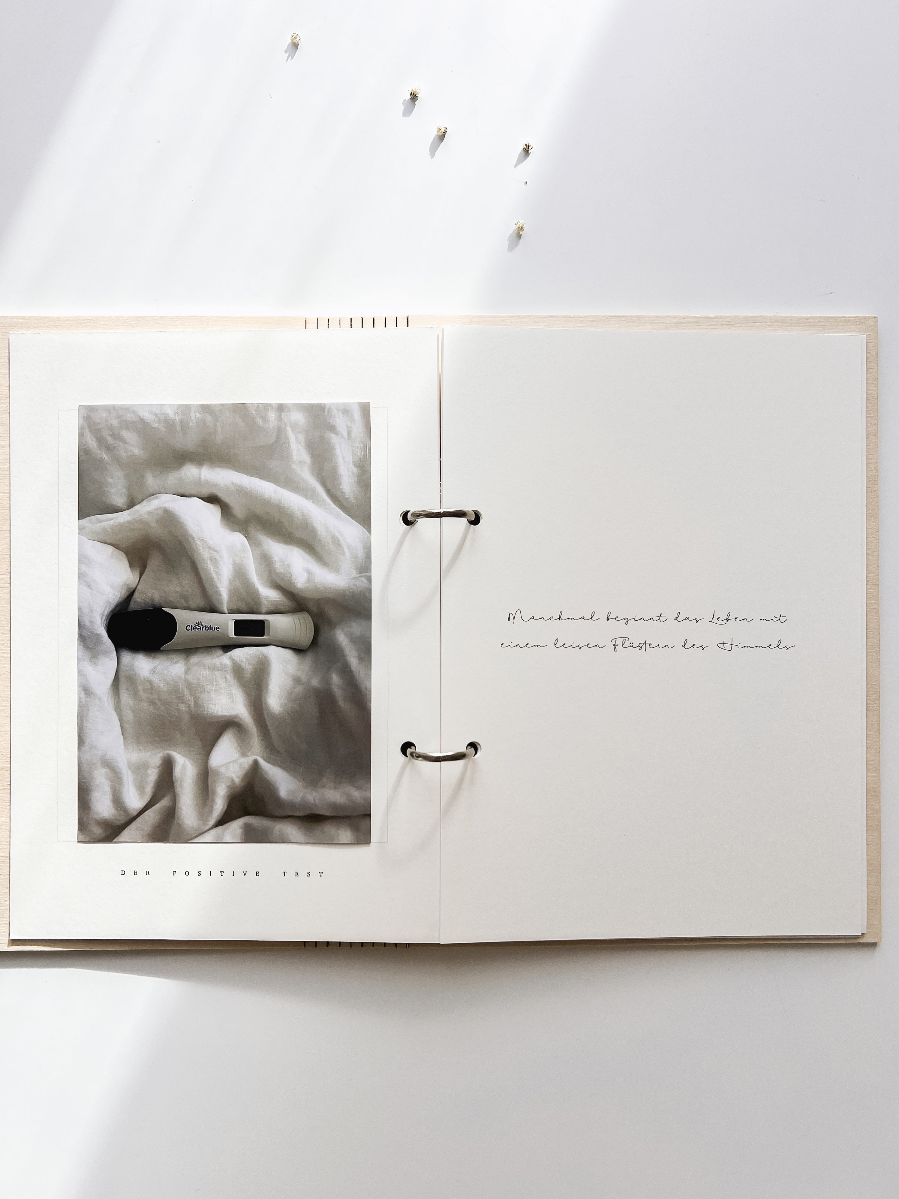 Schwangerschaftstagebuch - minimalistisch