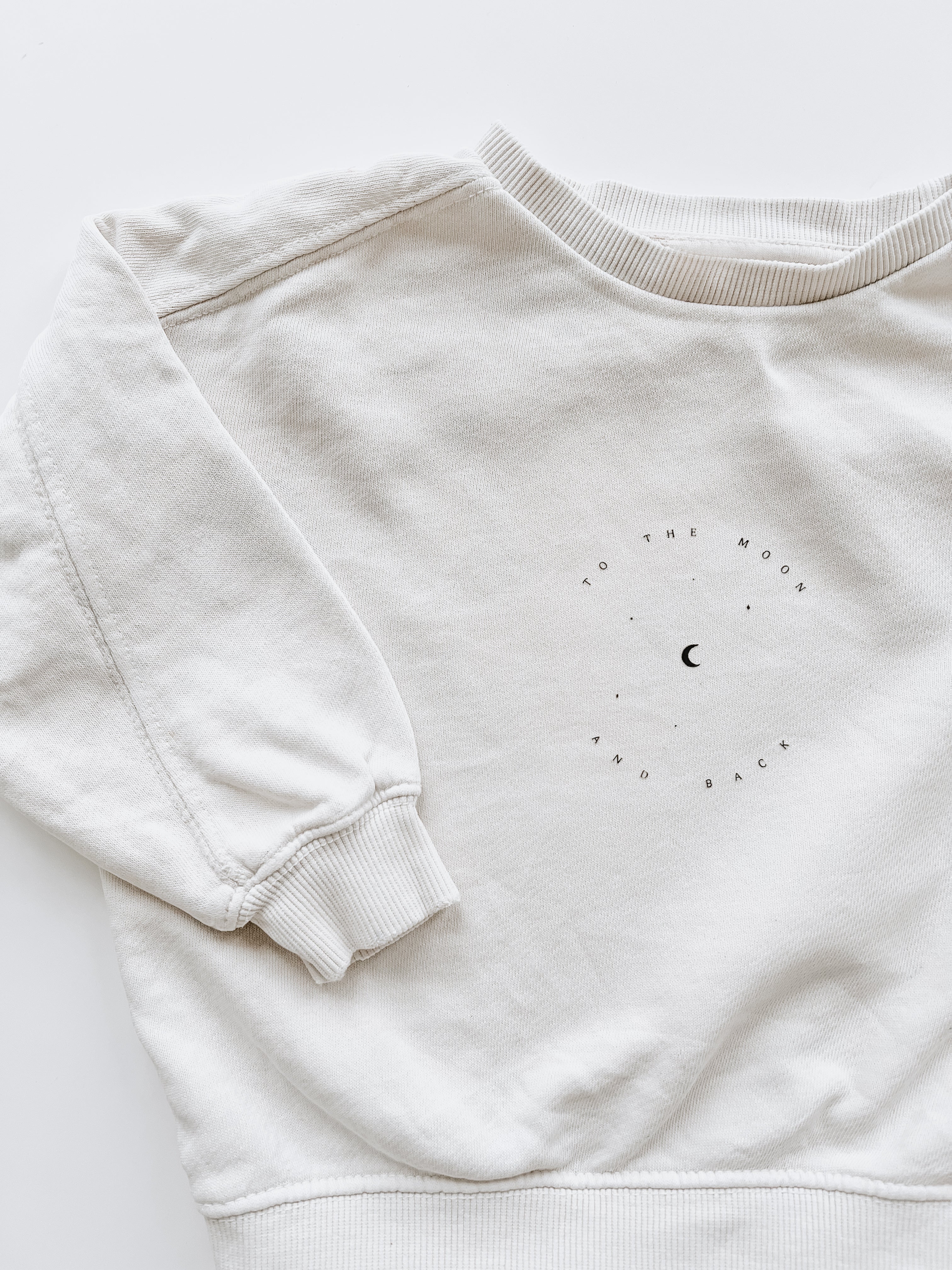 Bügelbild - to the moon and back