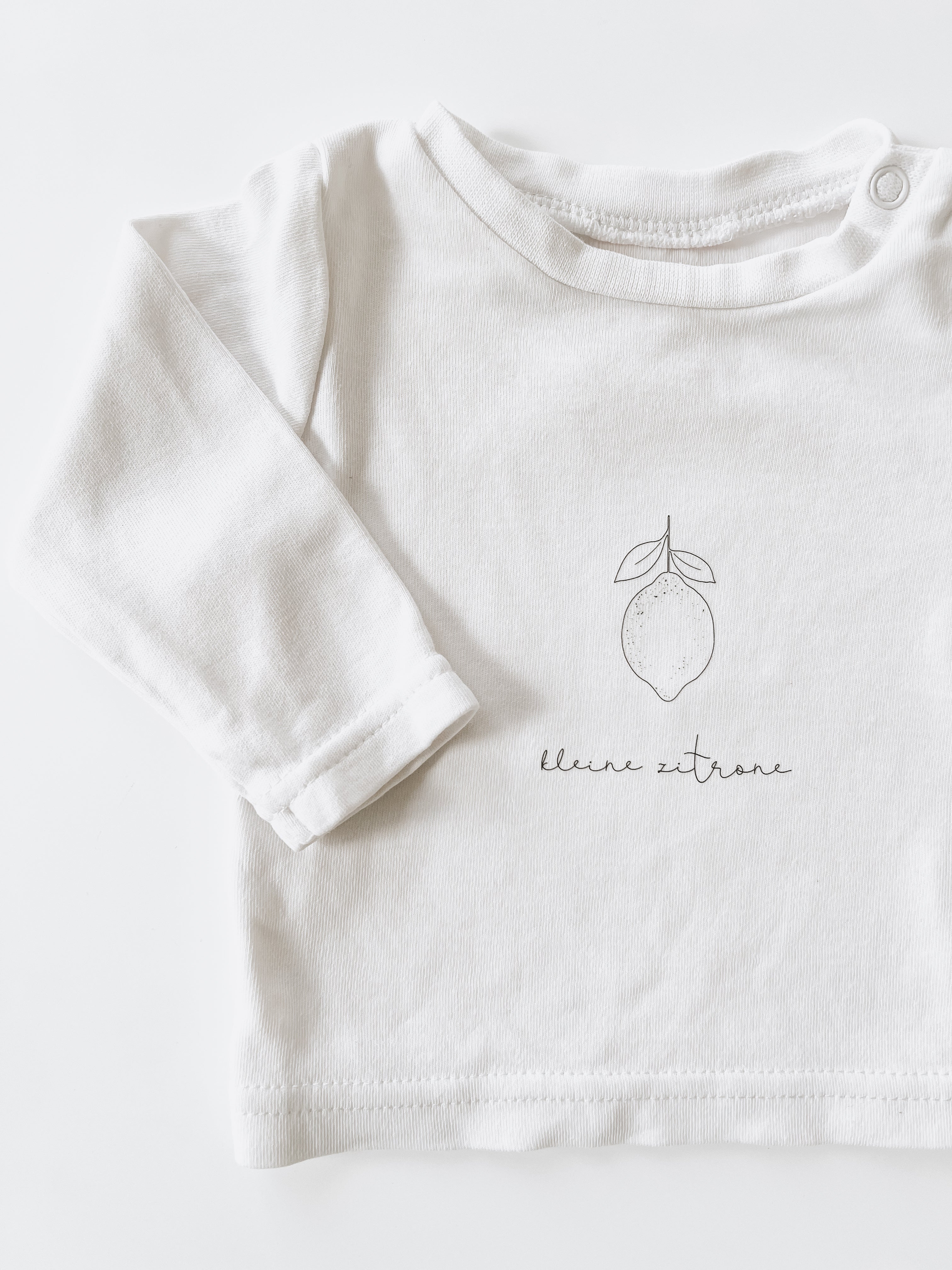 Bügelbild - kleine Zitrone