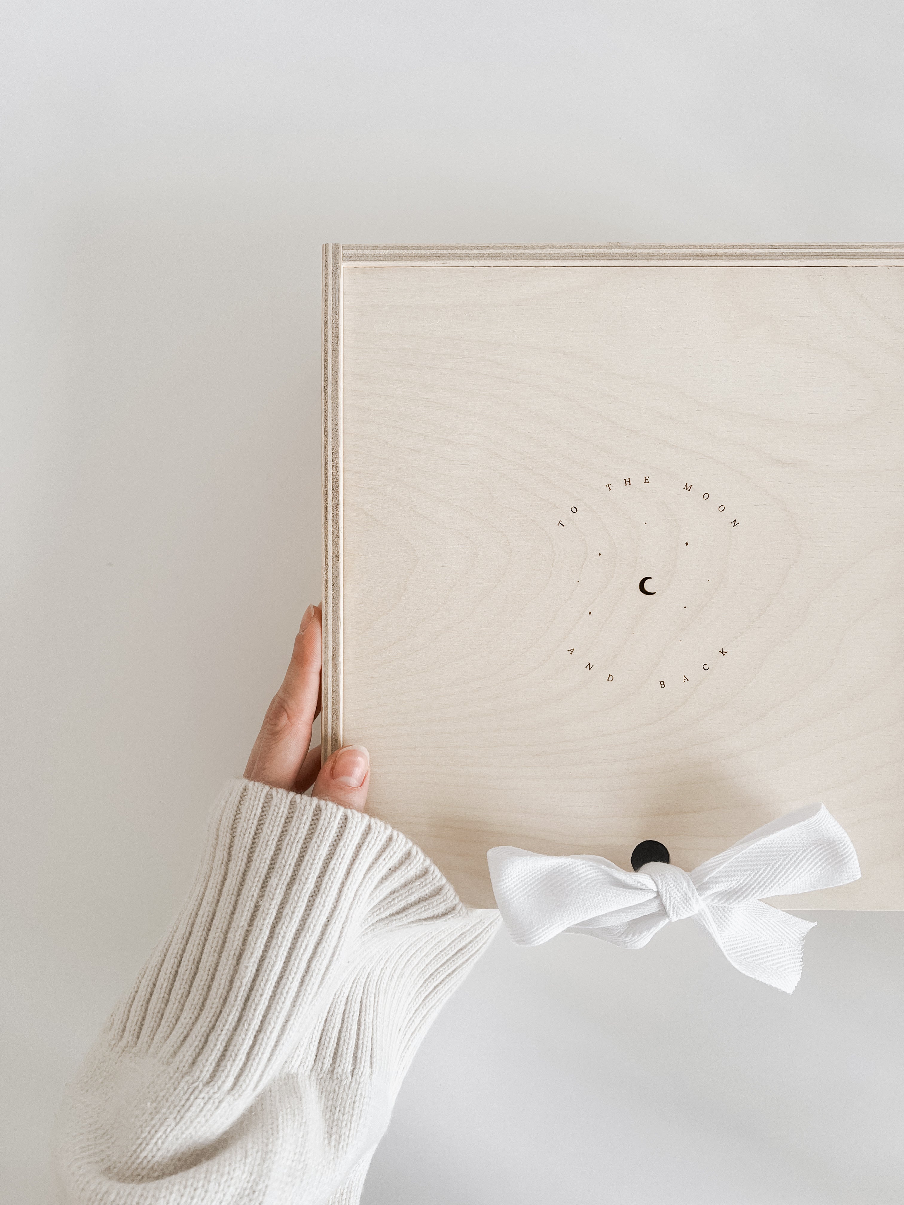 Erinnerungskiste personalisiert - to the moon