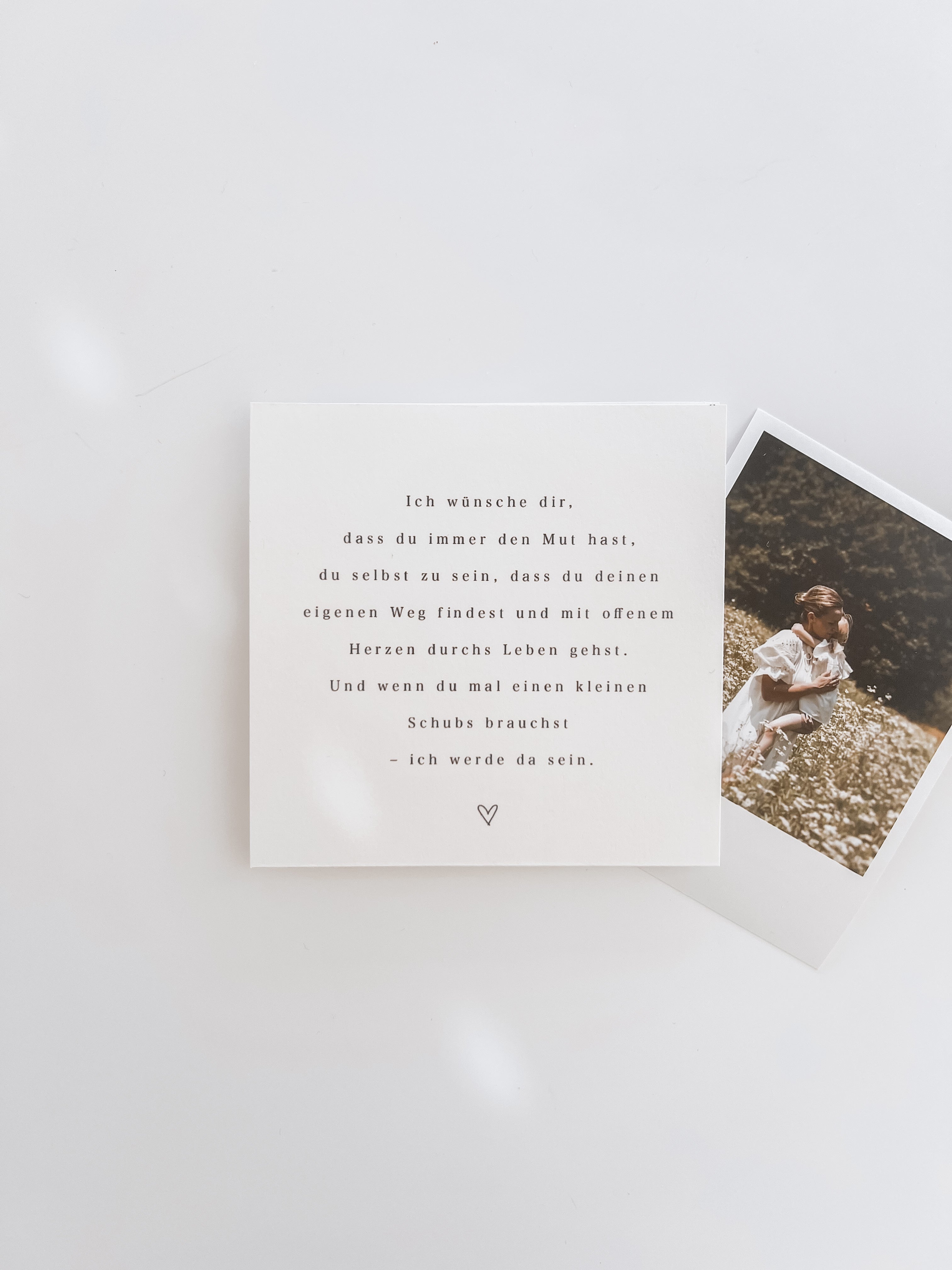 Karte zur Geburt, Taufe oder einfach so