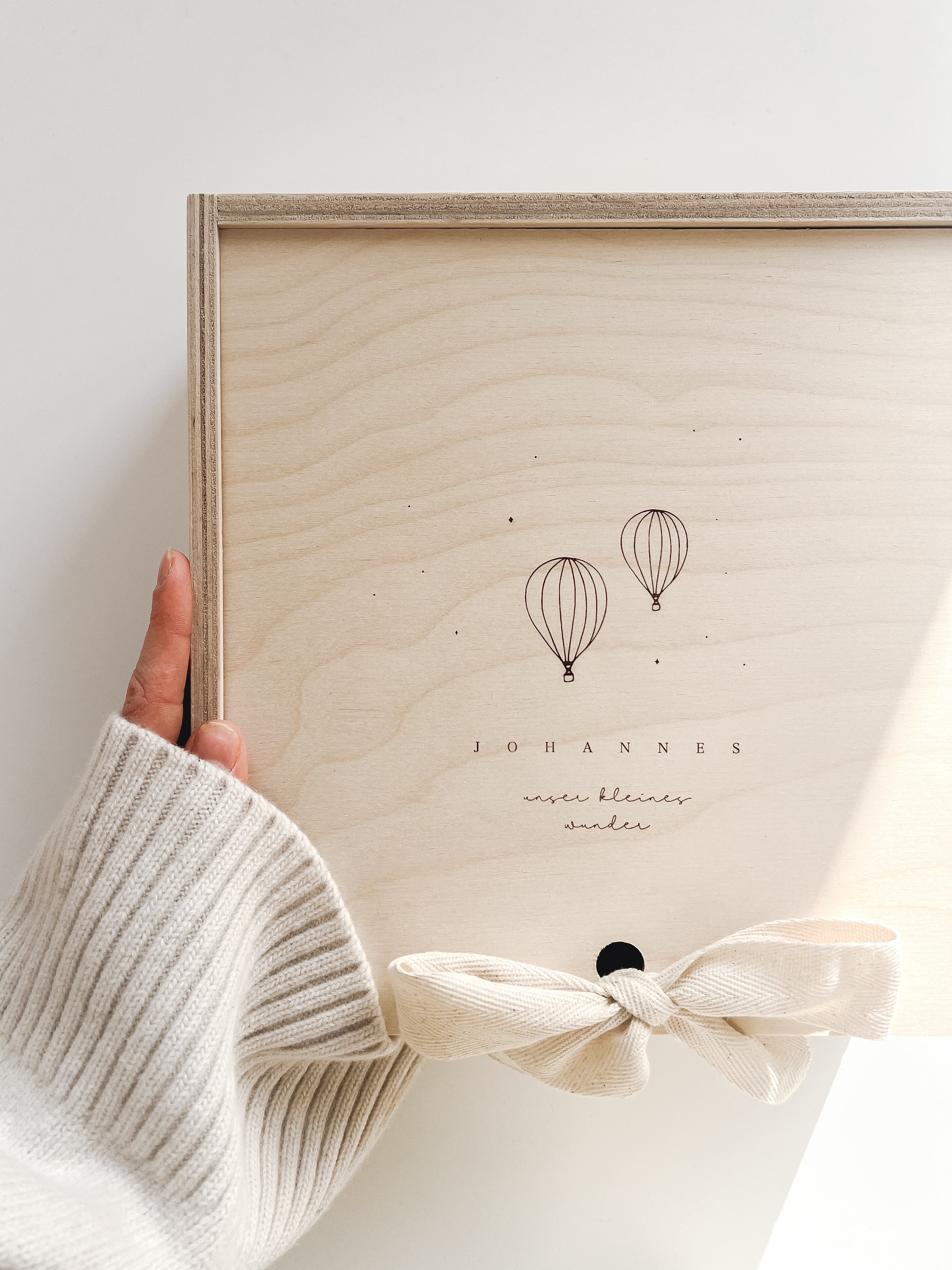 Personalisierte Erinnerungskisten