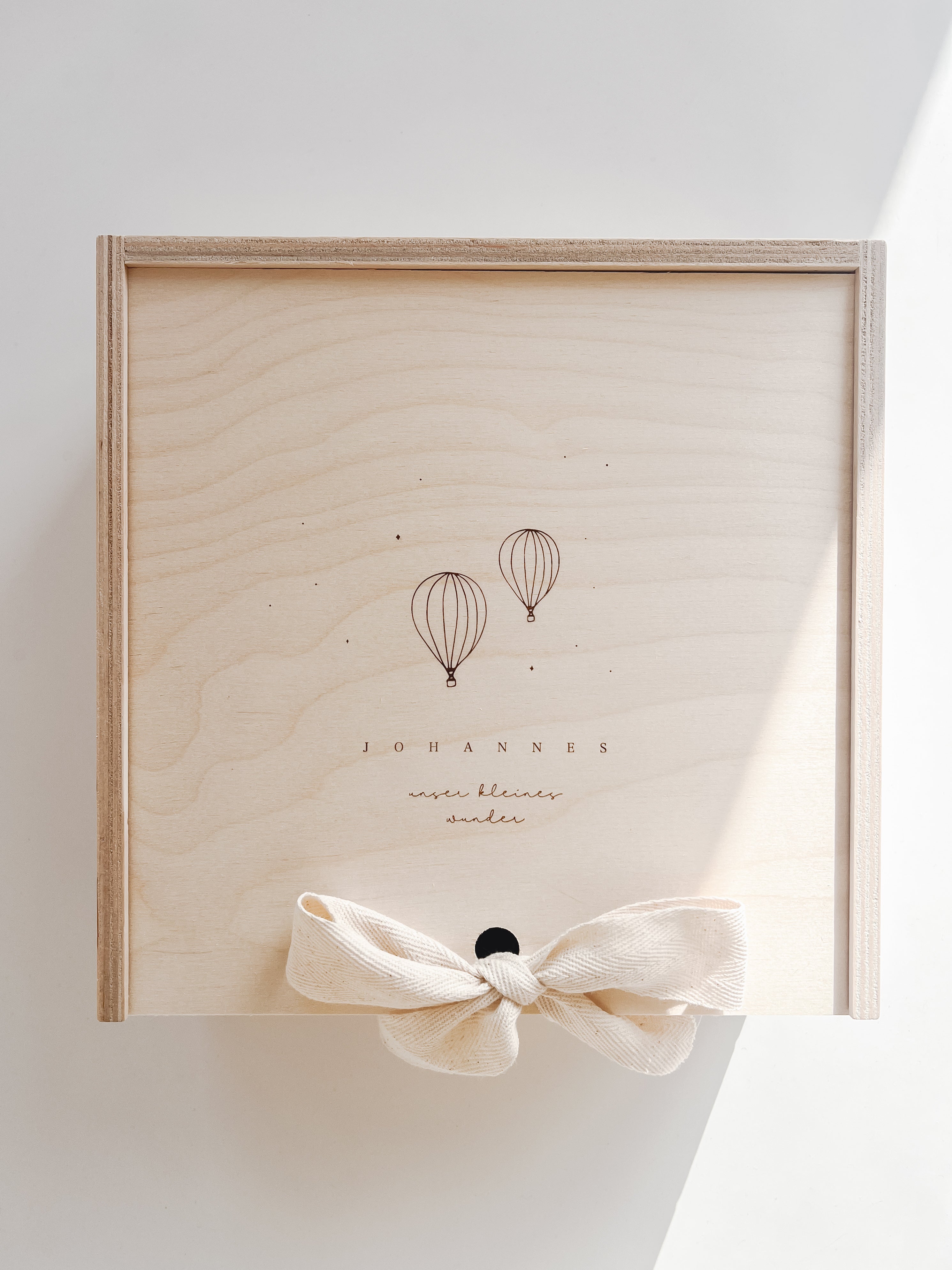 erinnerungskiste baby personalisiert holz