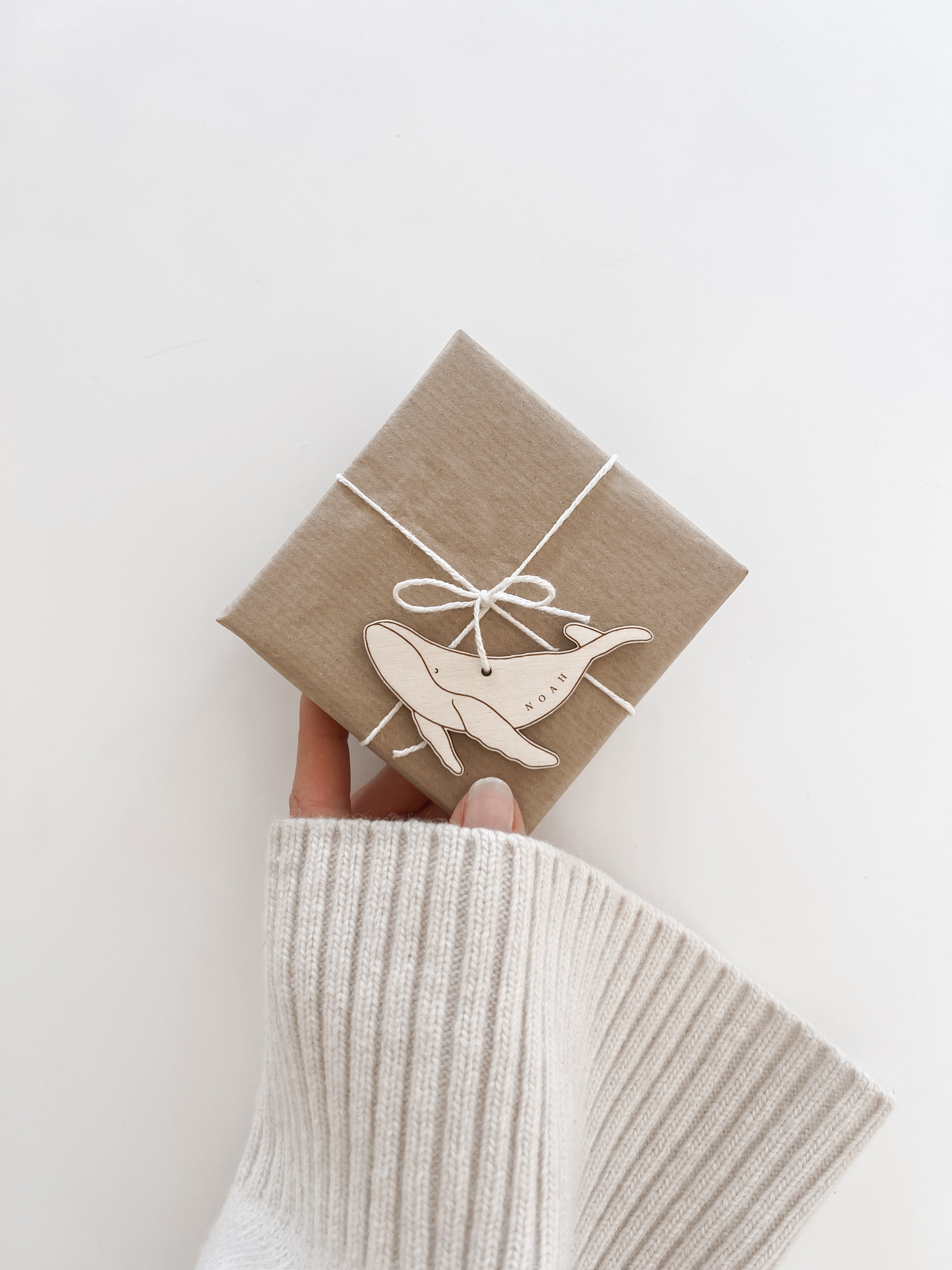 Geschenkanhänger - Wal