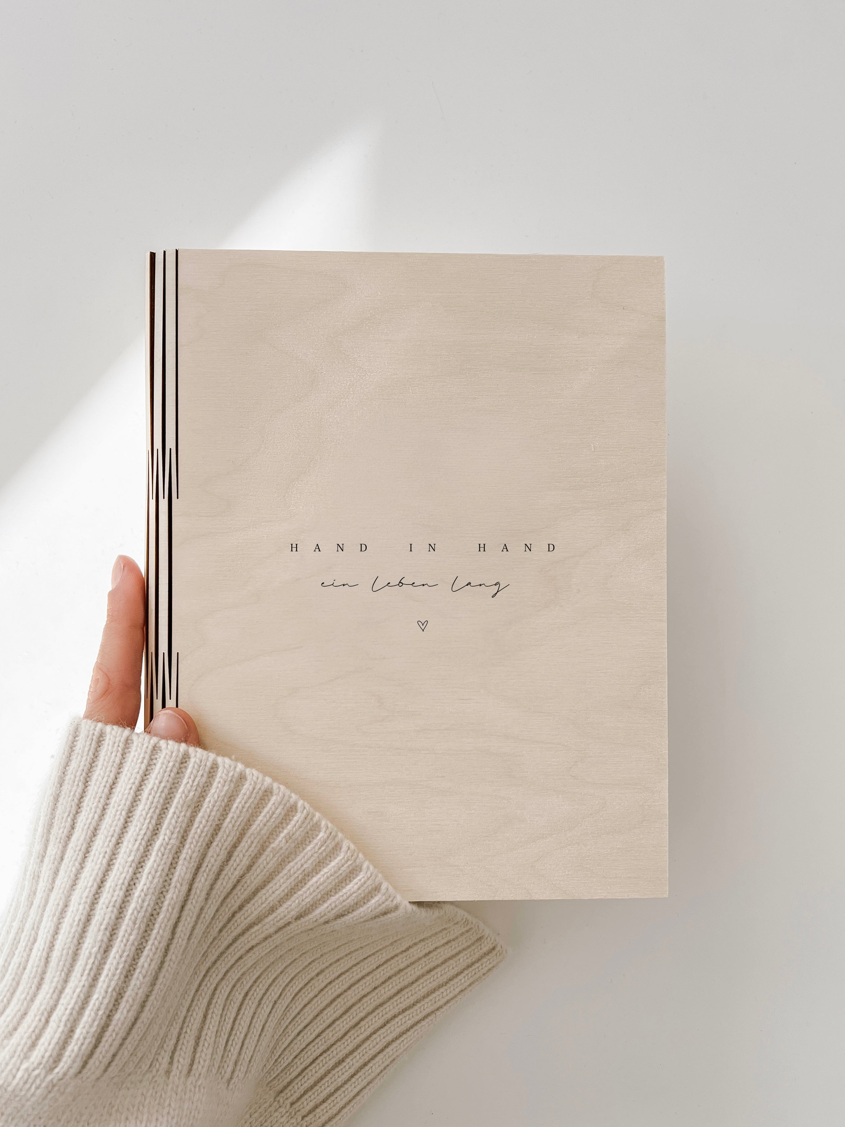 Hochzeit Erinnerungsalbum – Hand in Hand ein Leben lang