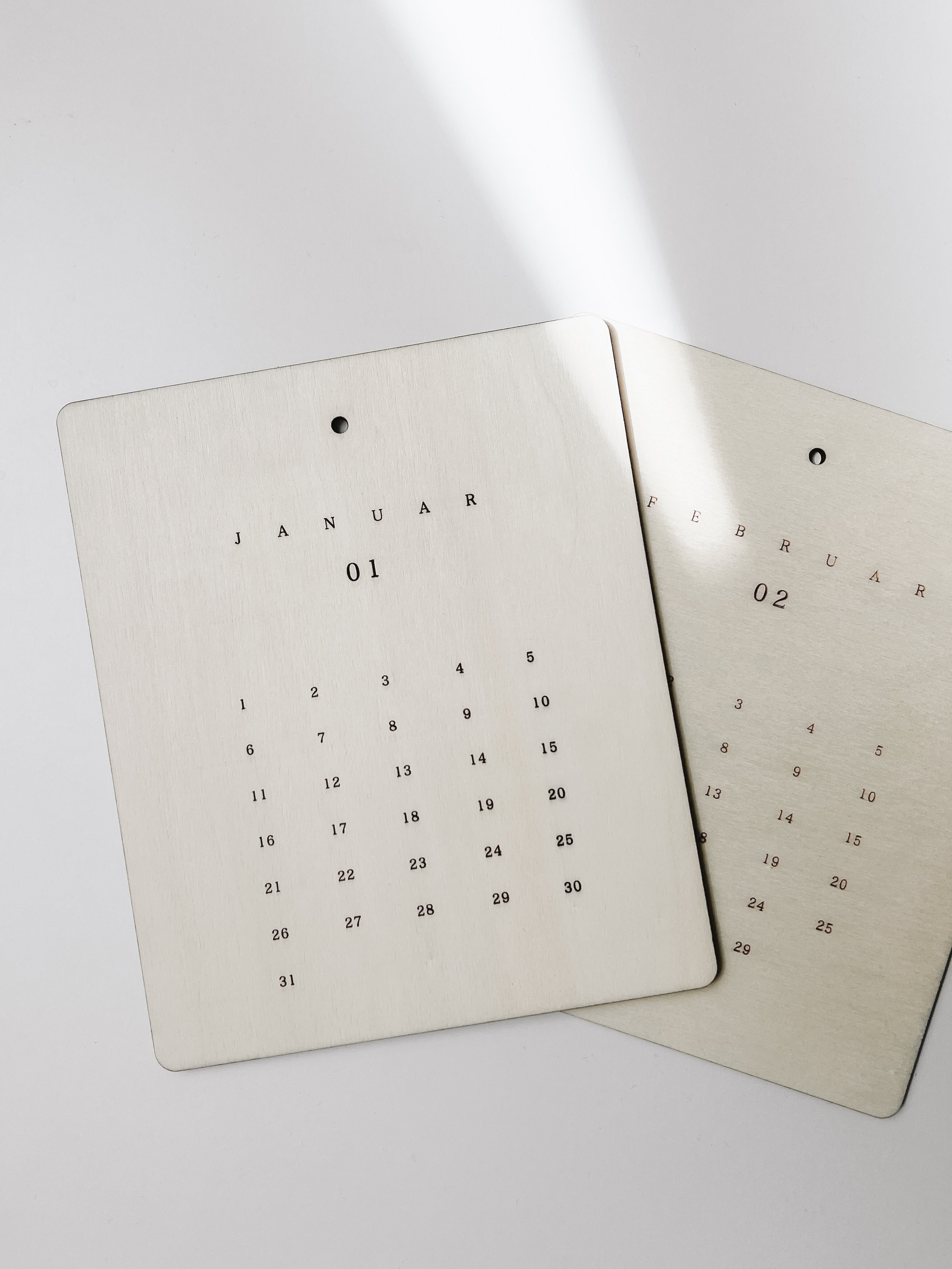 Laserdatei Kalender