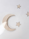 Wanddekoration -Set  Mond und Sterne