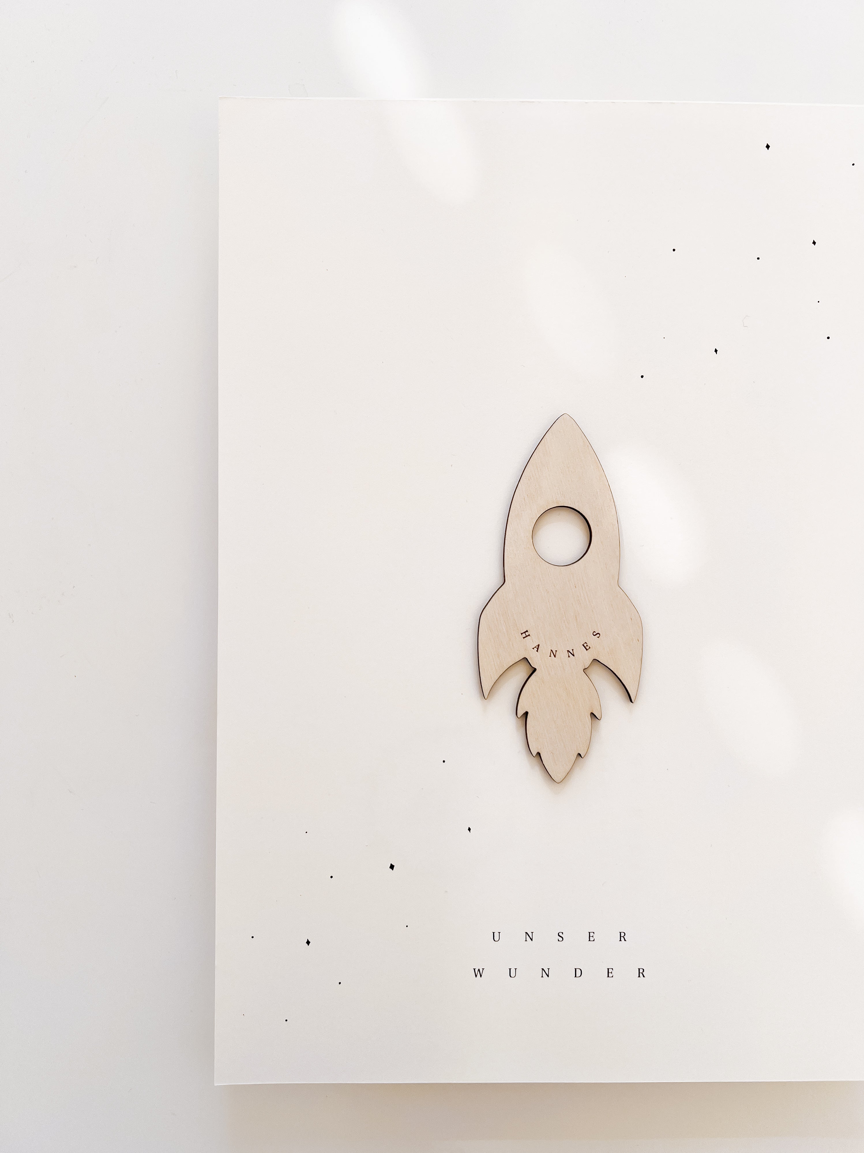 Personalisiertes Poster - kleine Rakete