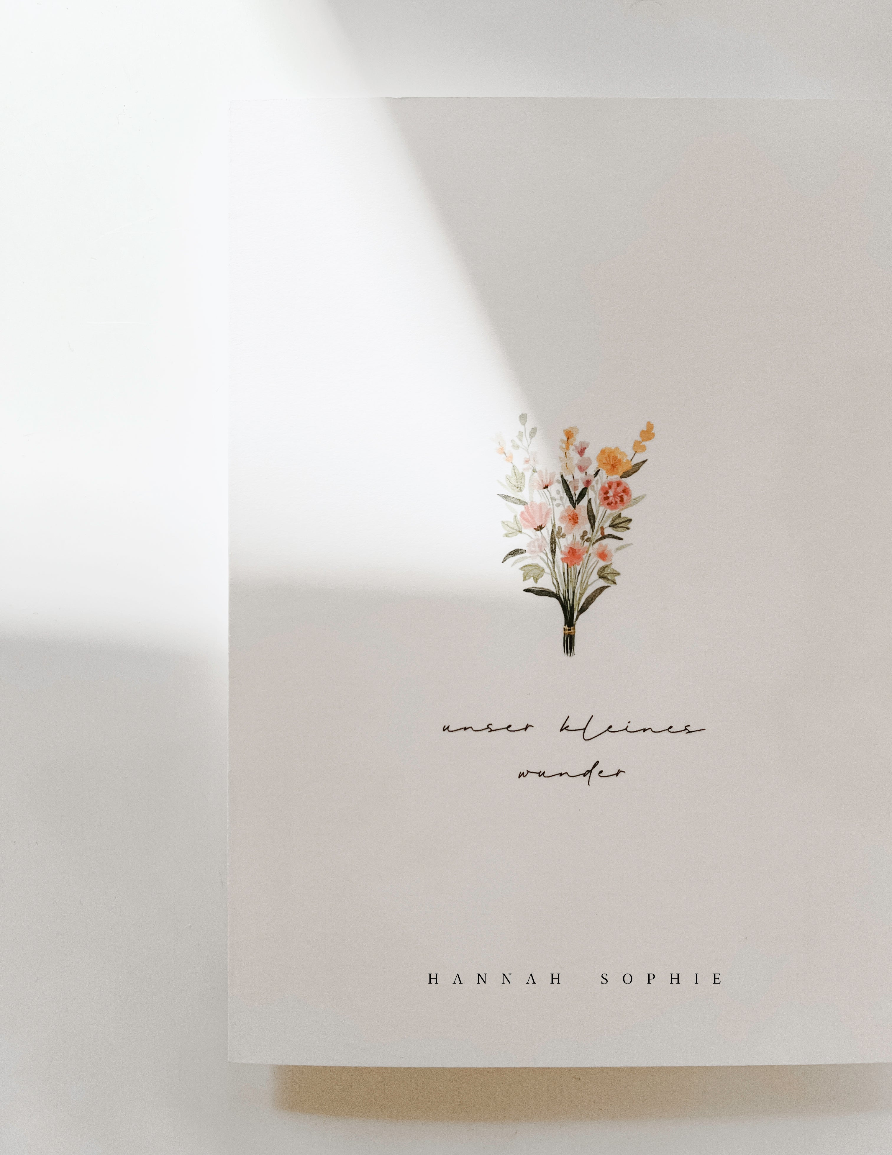 Mutterpasshülle personalisiert mit Namen - Frühling