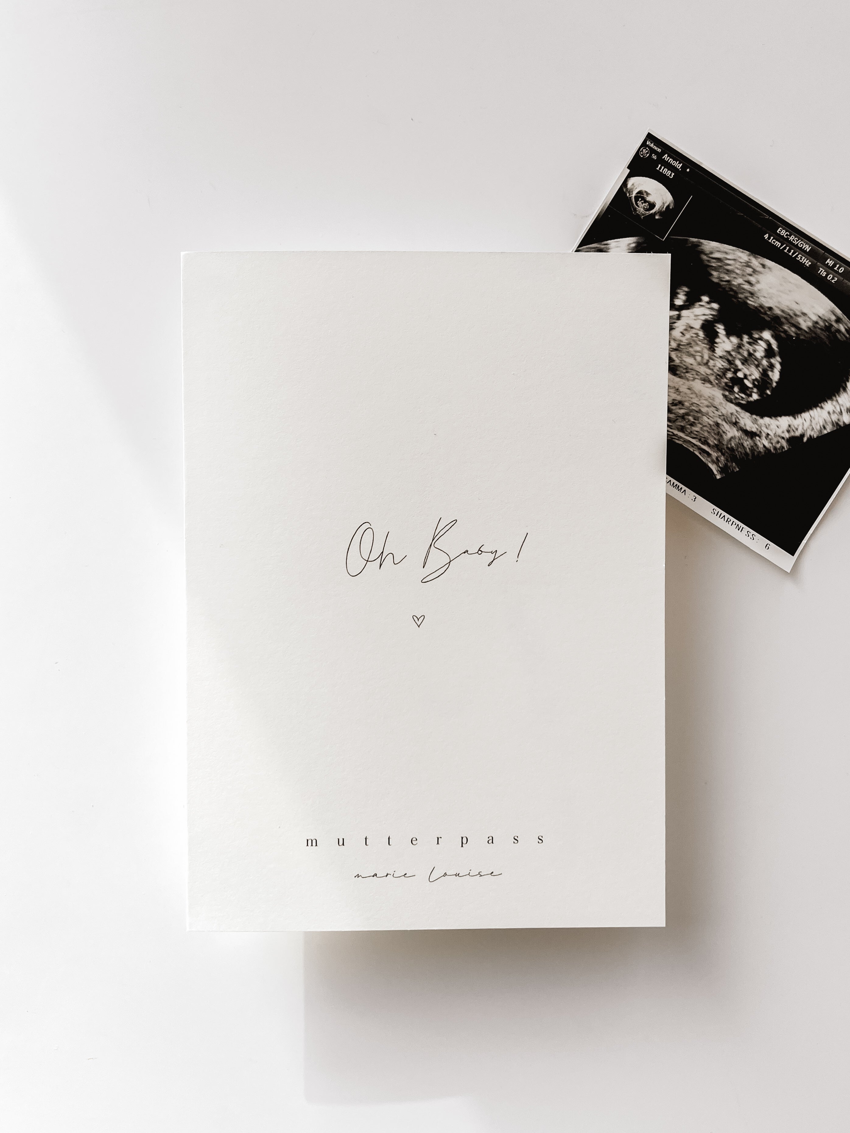 Mutterpasshülle personalisiert mit Namen - Oh Baby