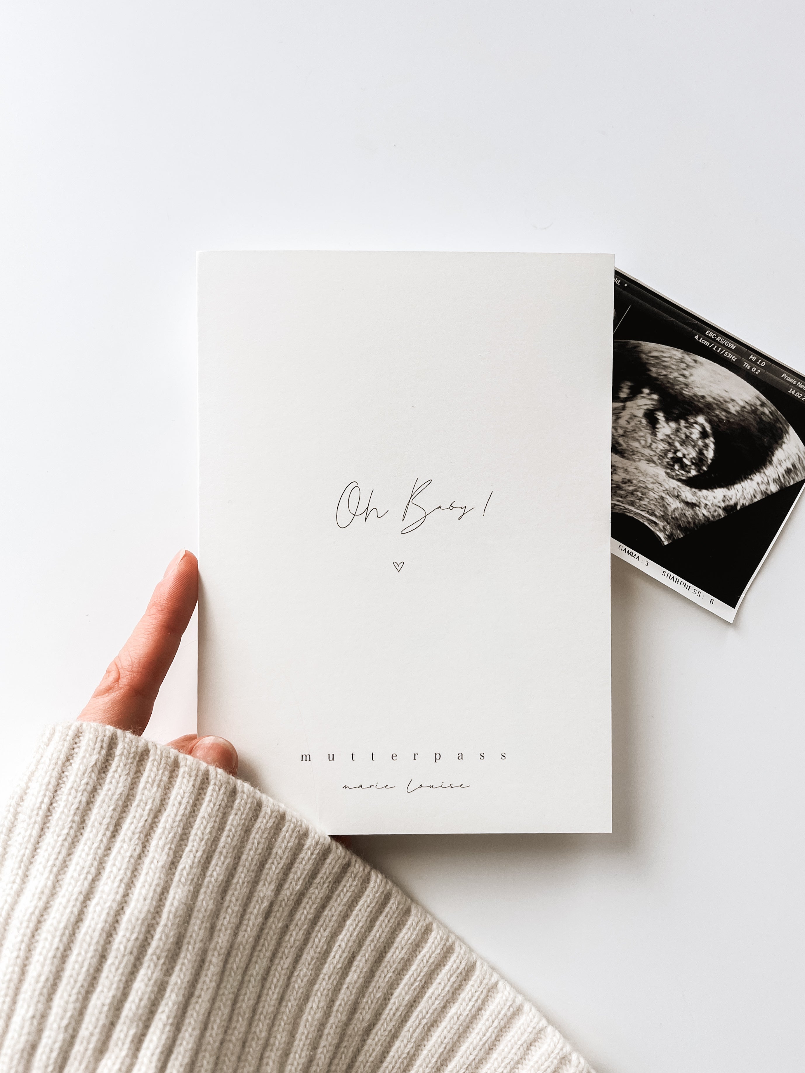 Mutterpasshülle personalisiert mit Namen - Oh Baby