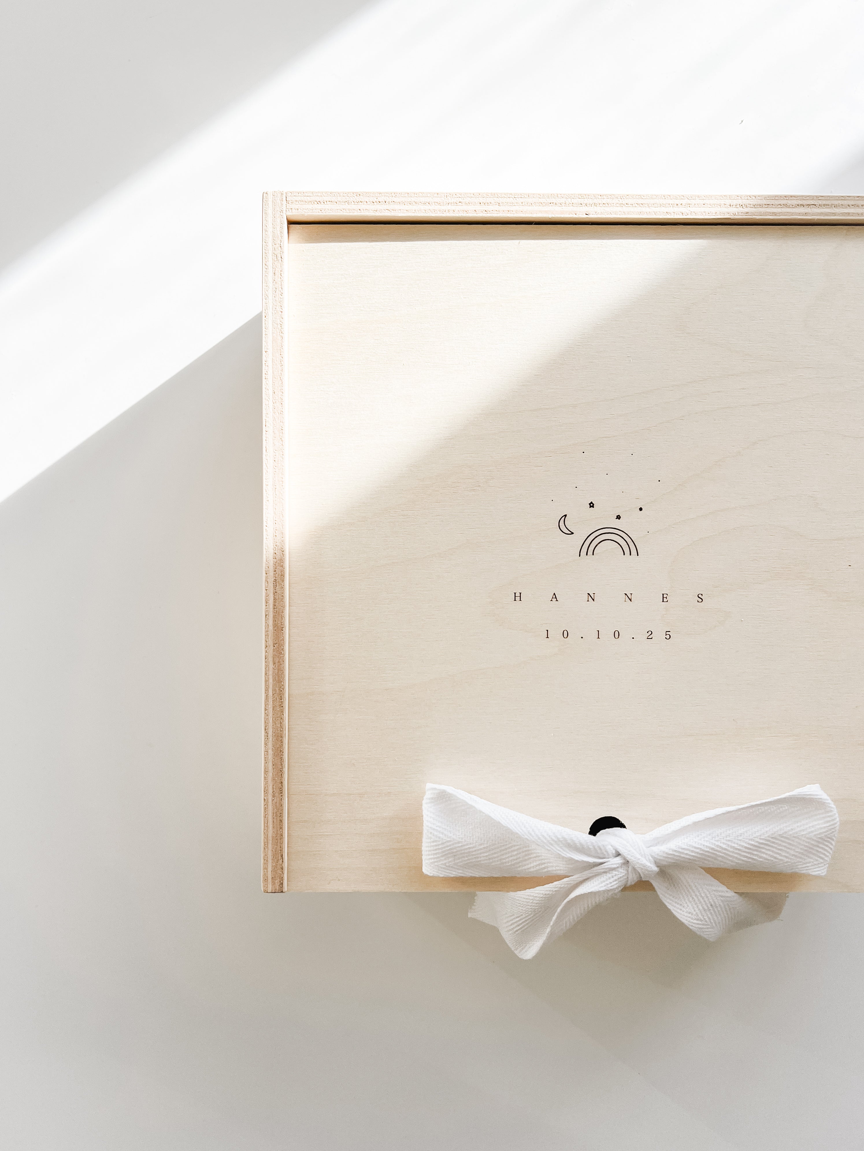 Erinnerungskiste Baby – Regenbogen