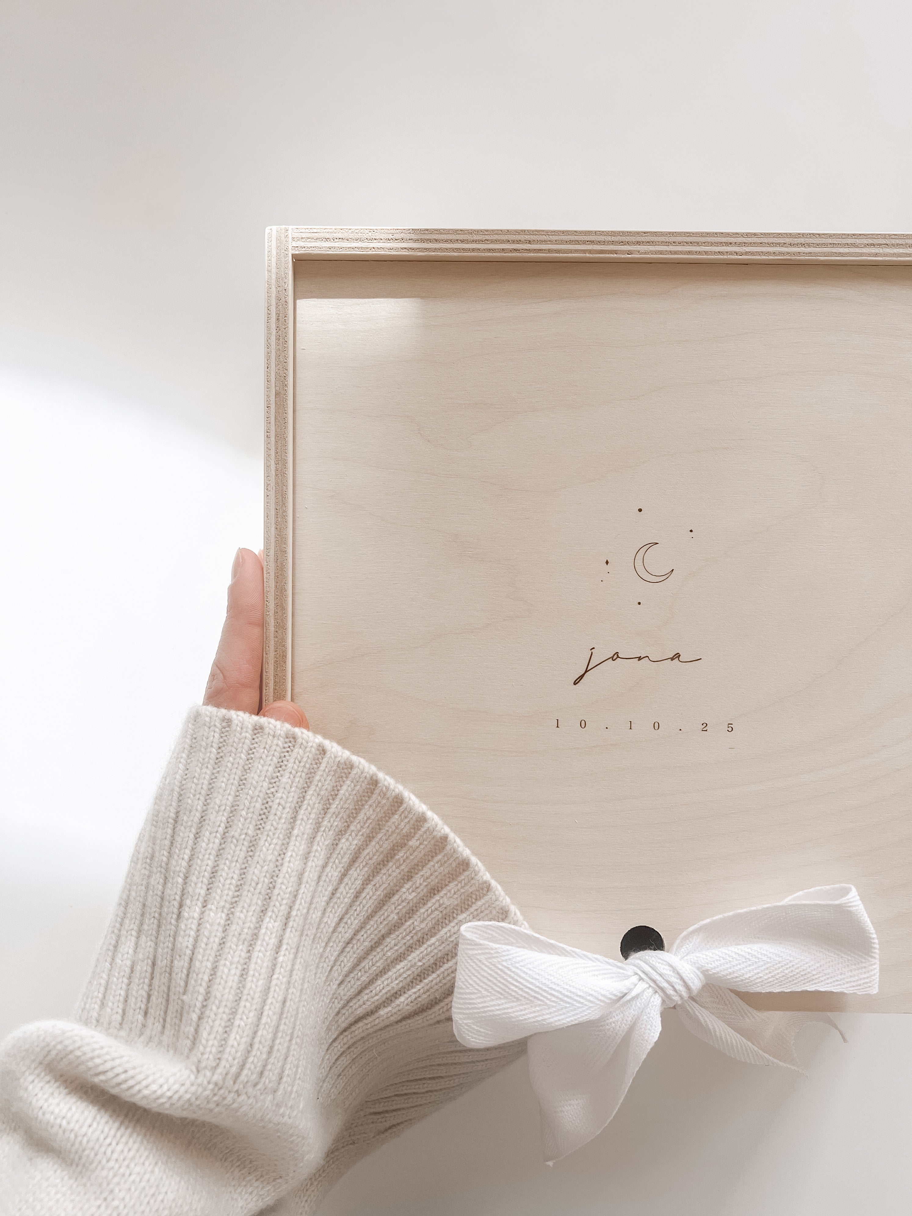 Erinnerungskiste Baby – kleiner Mond